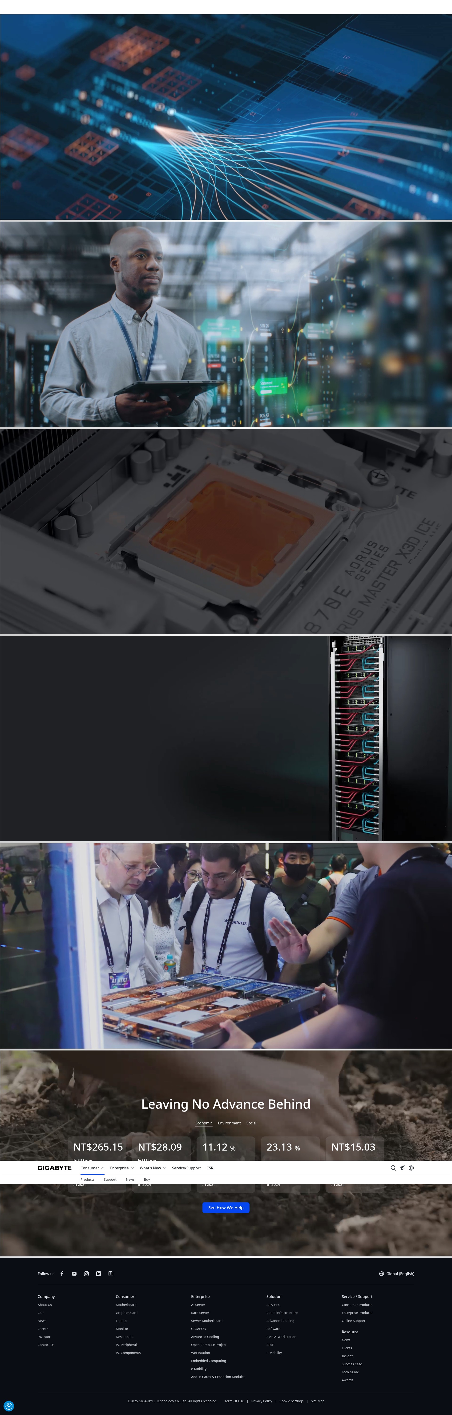 Screenshot of gigabyte.com