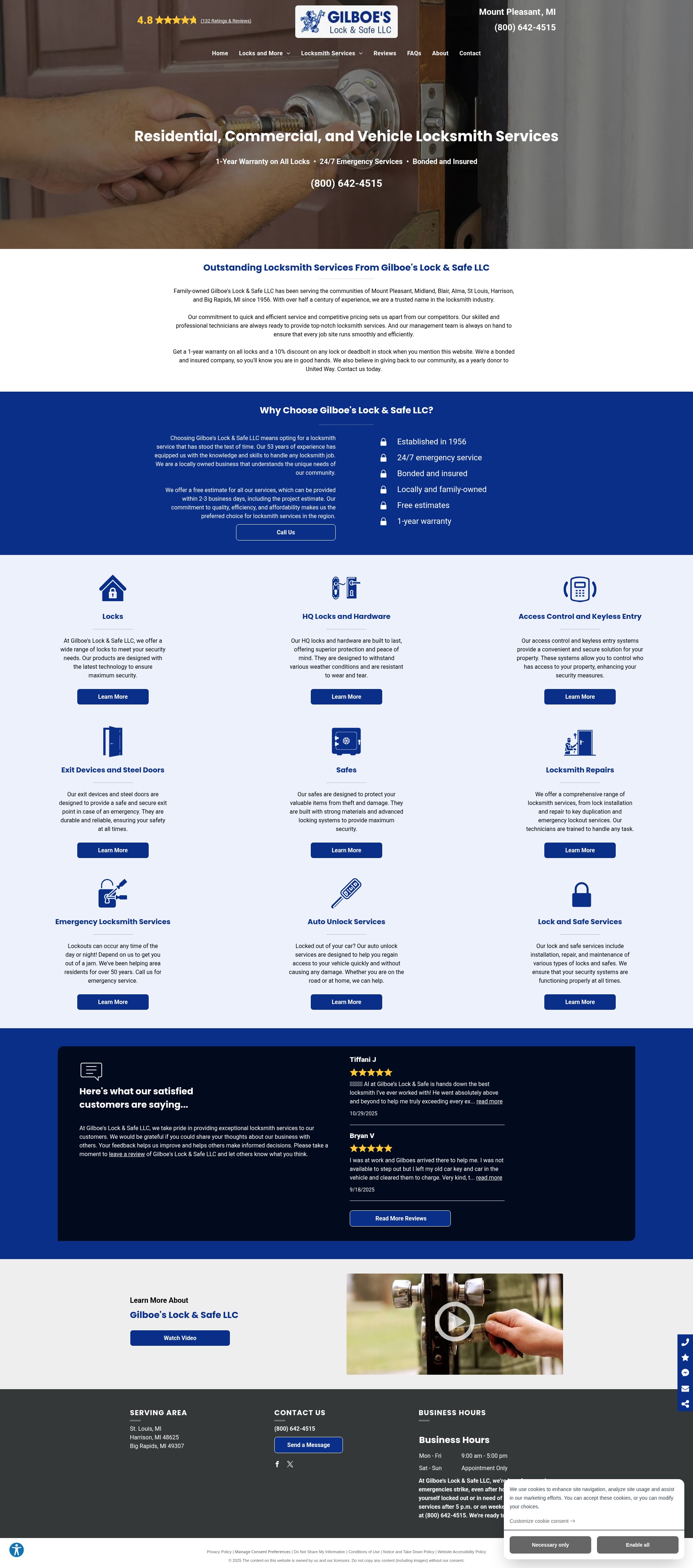 Screenshot of gilboes.com