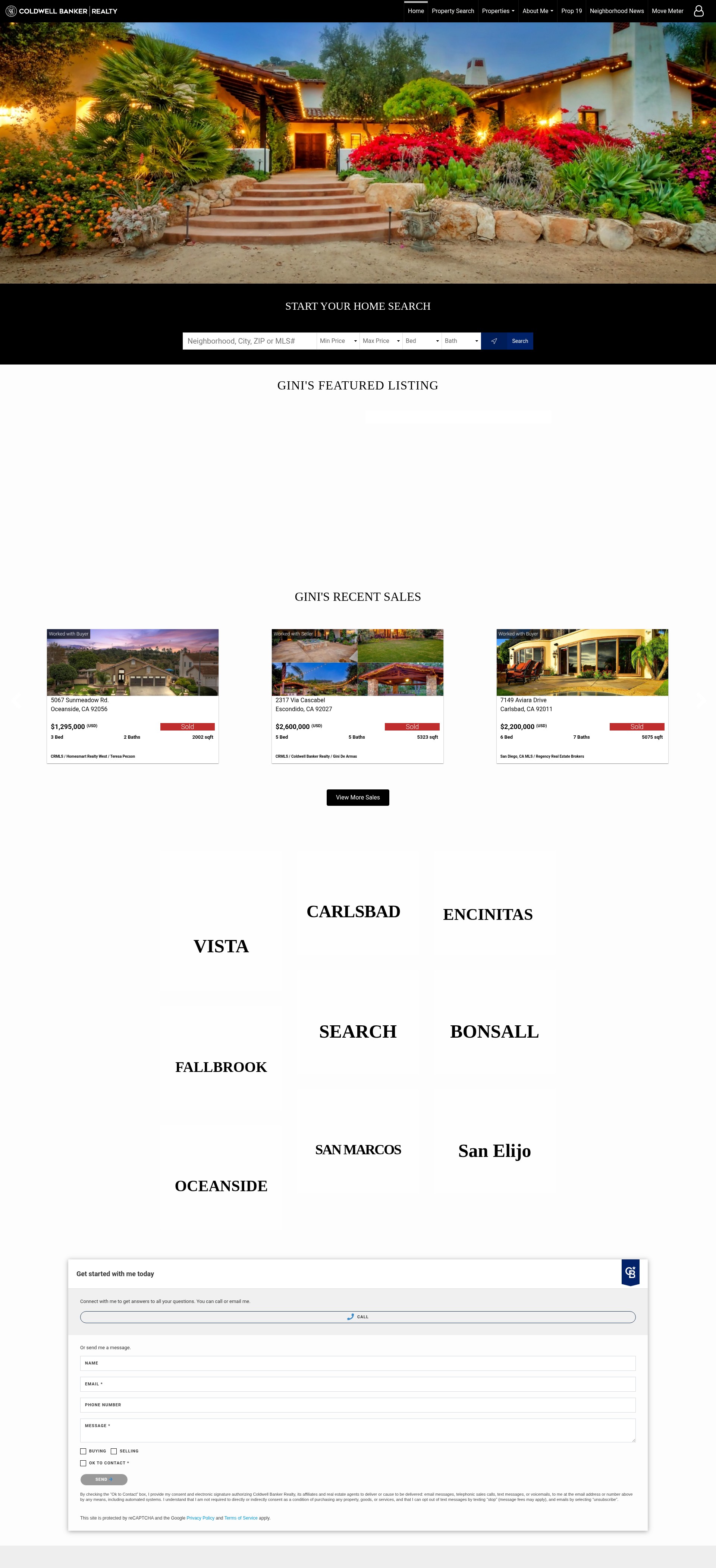 Screenshot of ginidearmas.com