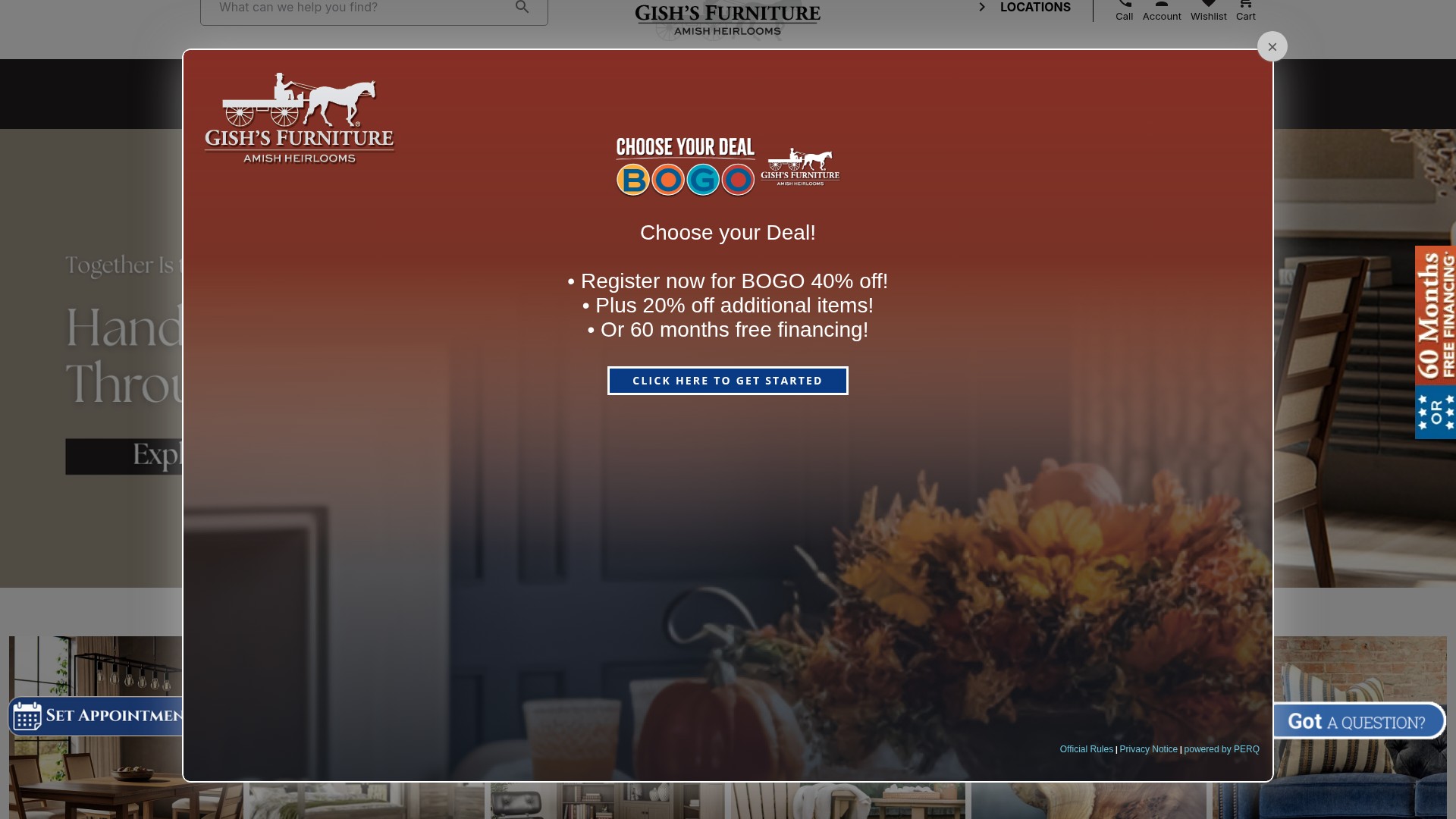 Screenshot of gishs.com