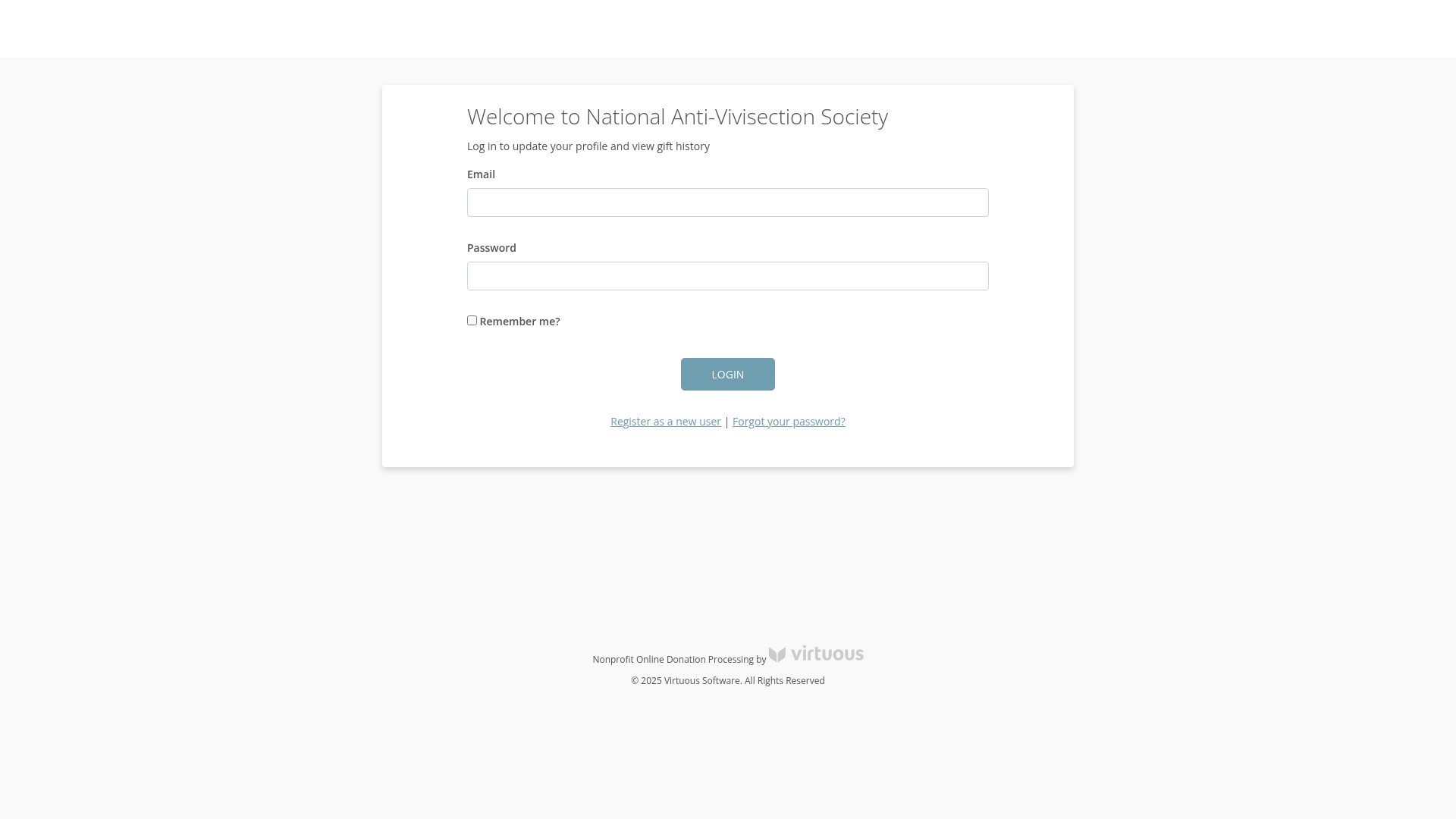 Screenshot of give.navs.org