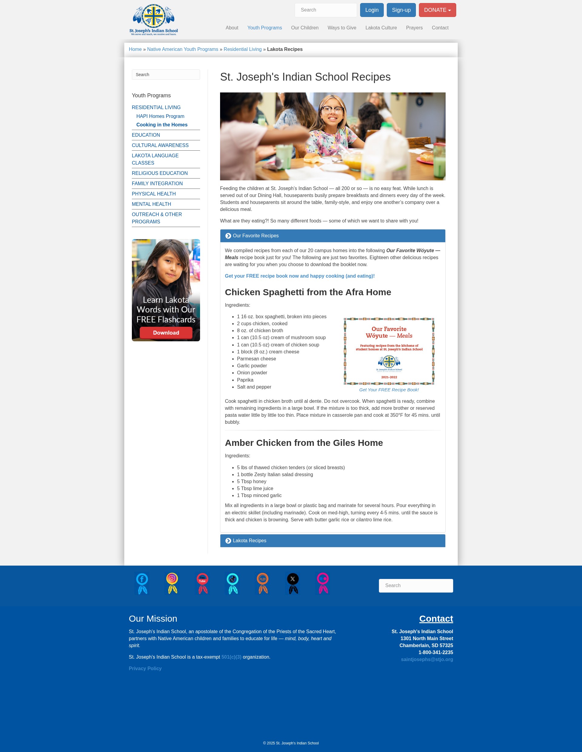 Screenshot of give.stjo.org