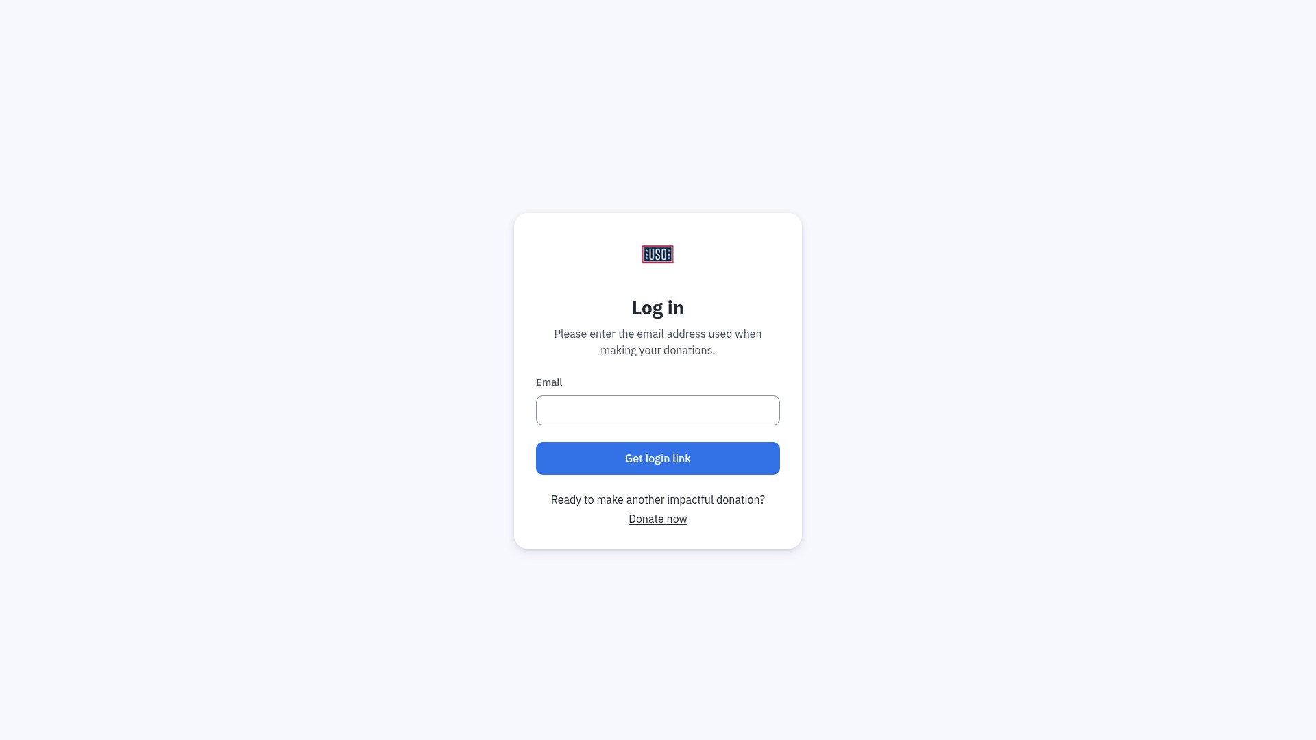 Screenshot of give.uso.org