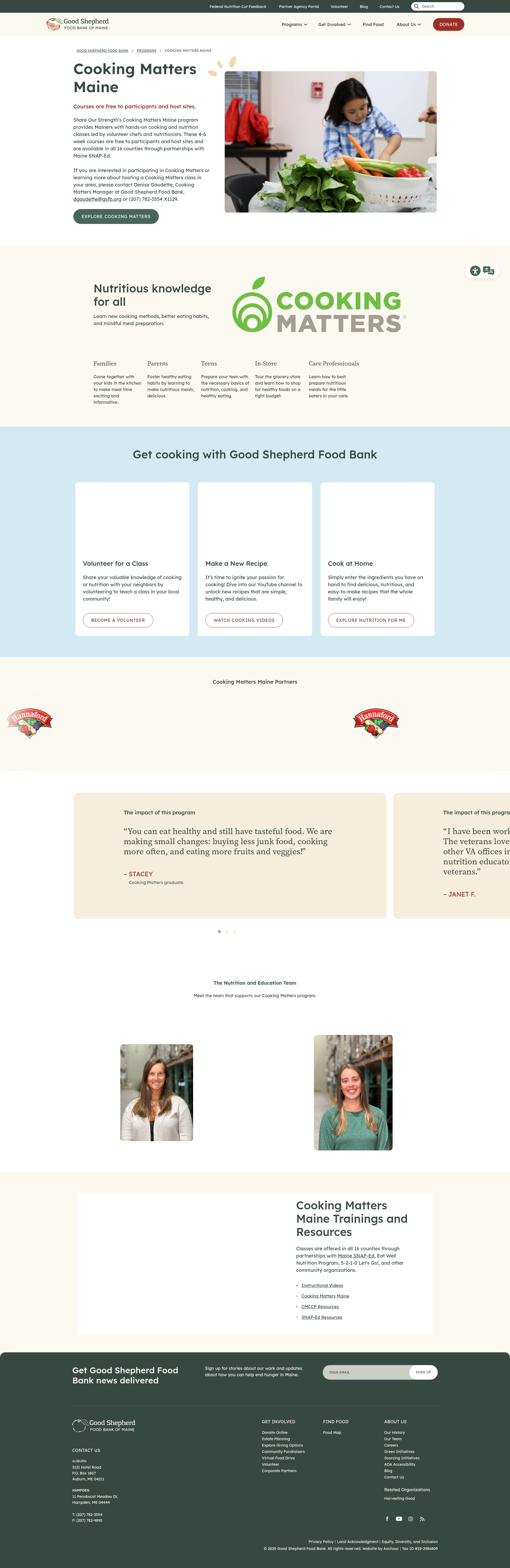 Screenshot of giving.gsfb.org