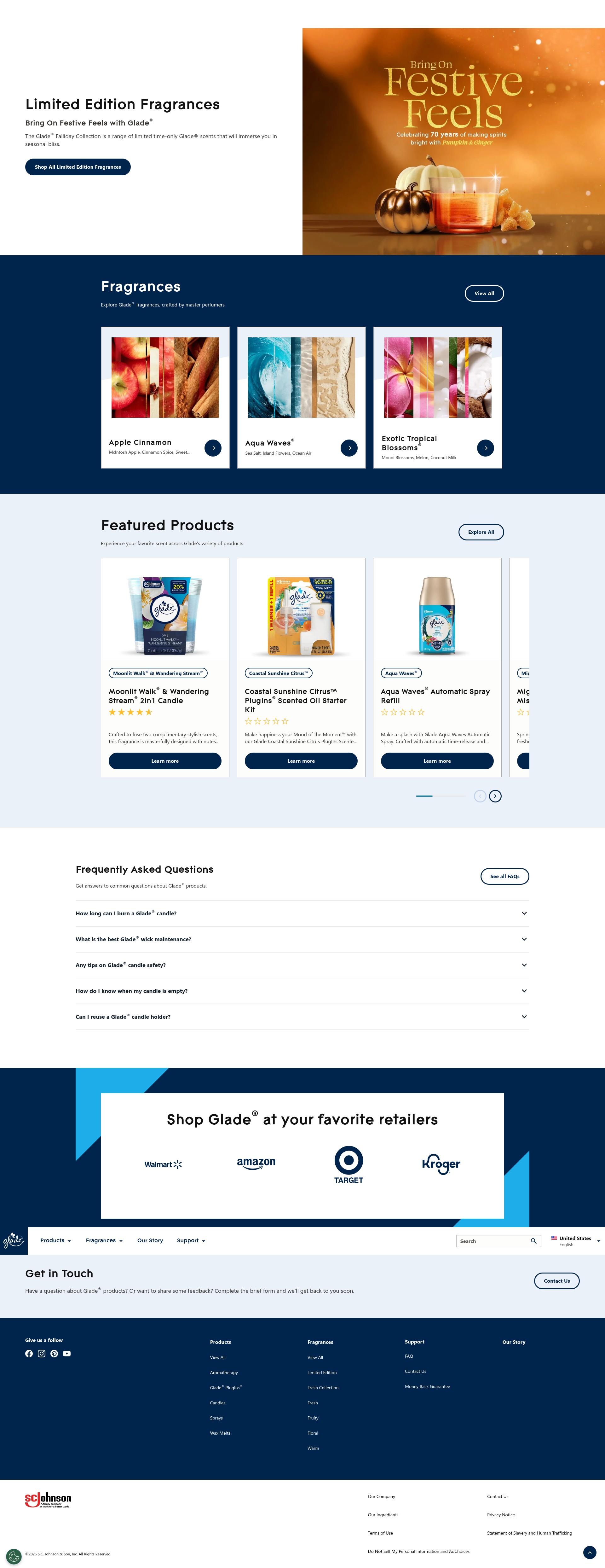 Screenshot of glade.com