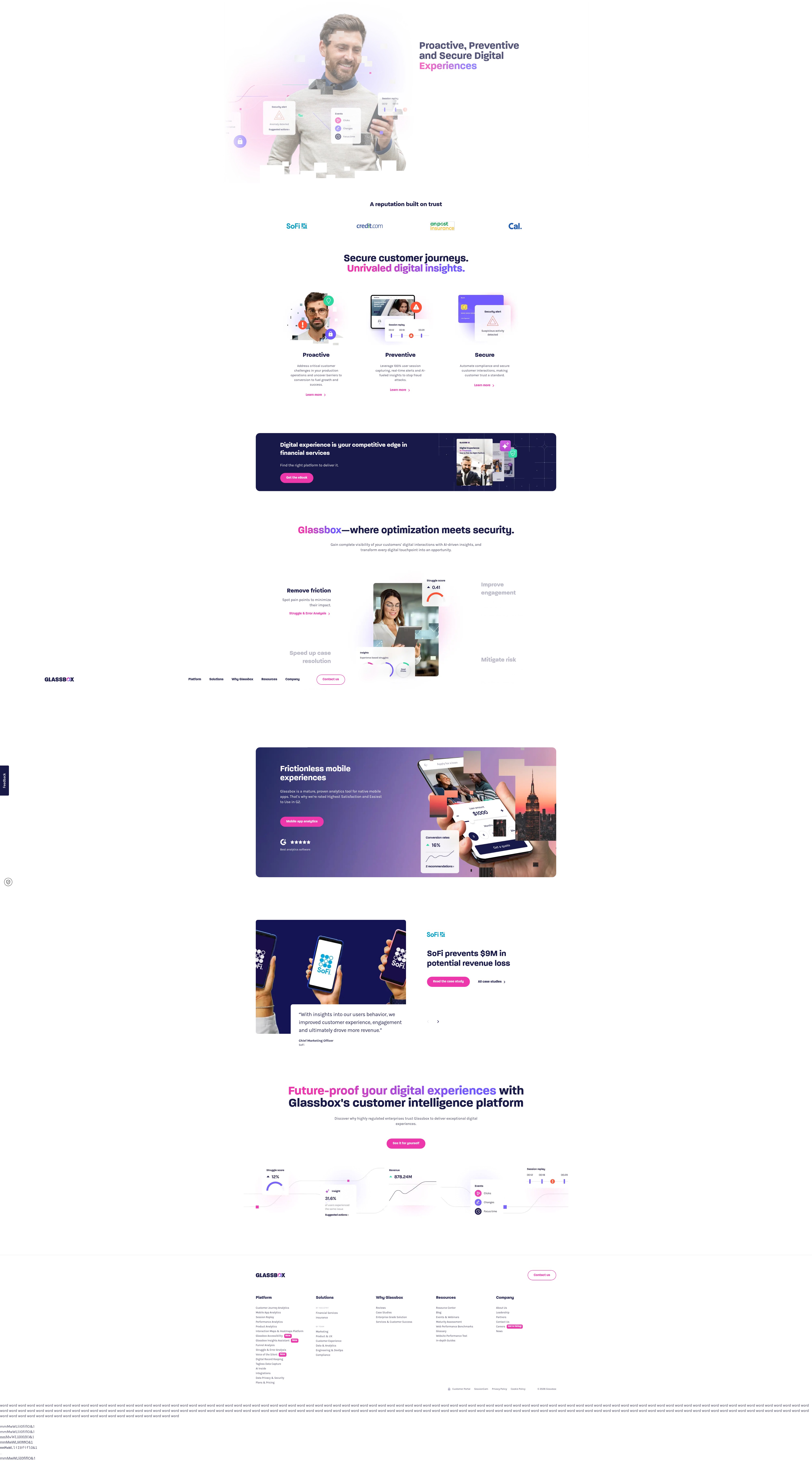 Screenshot of glassbox.com