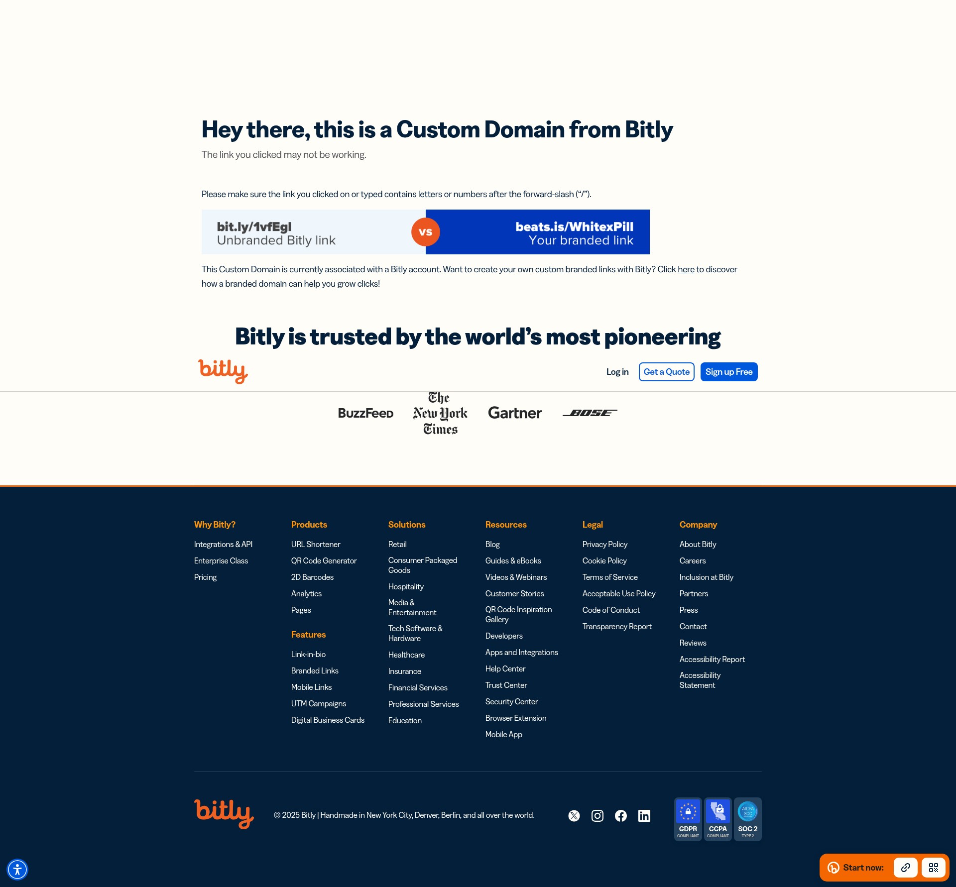 Screenshot of glencore.ws