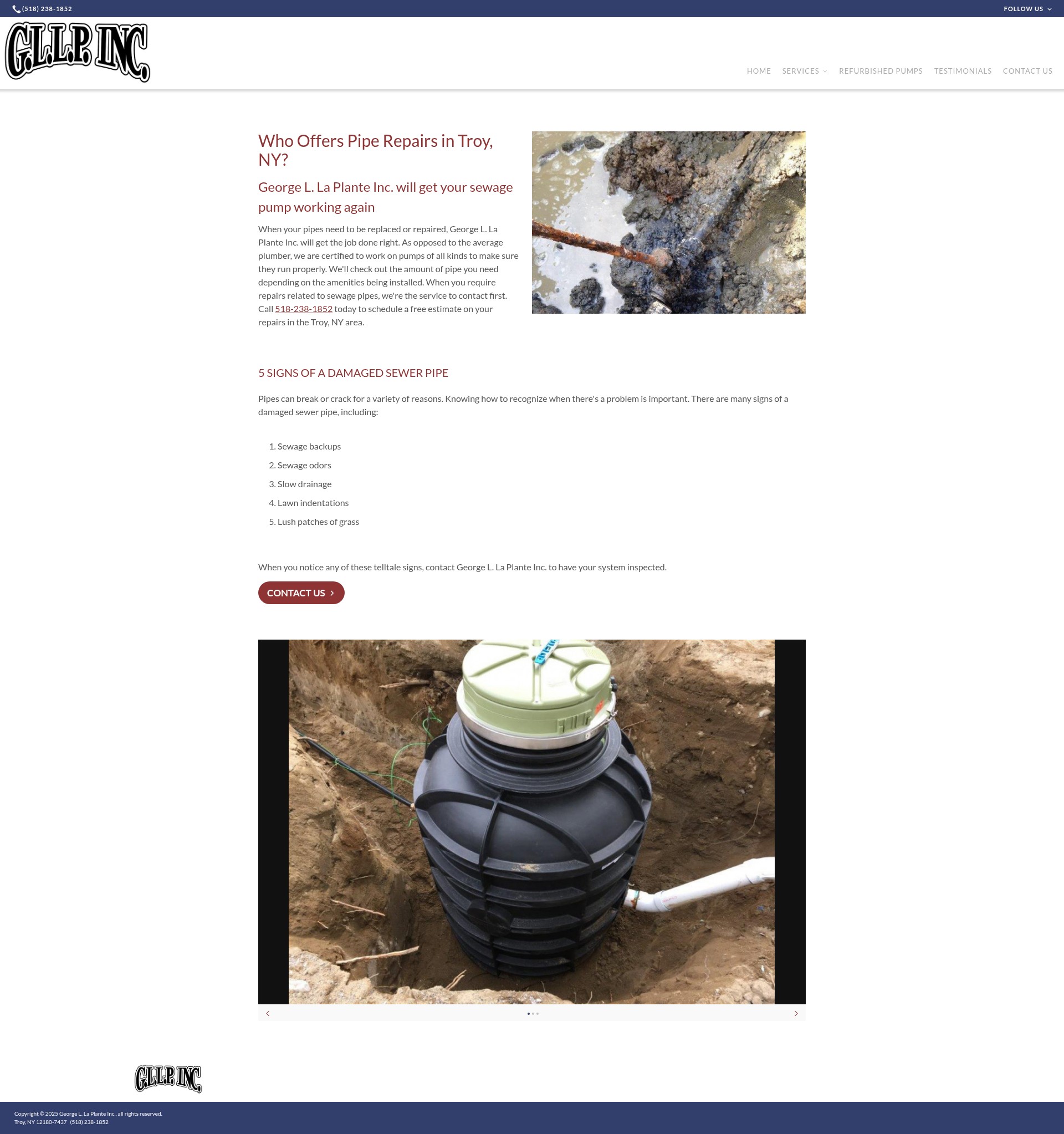 Screenshot of gllaplanteinc.com
