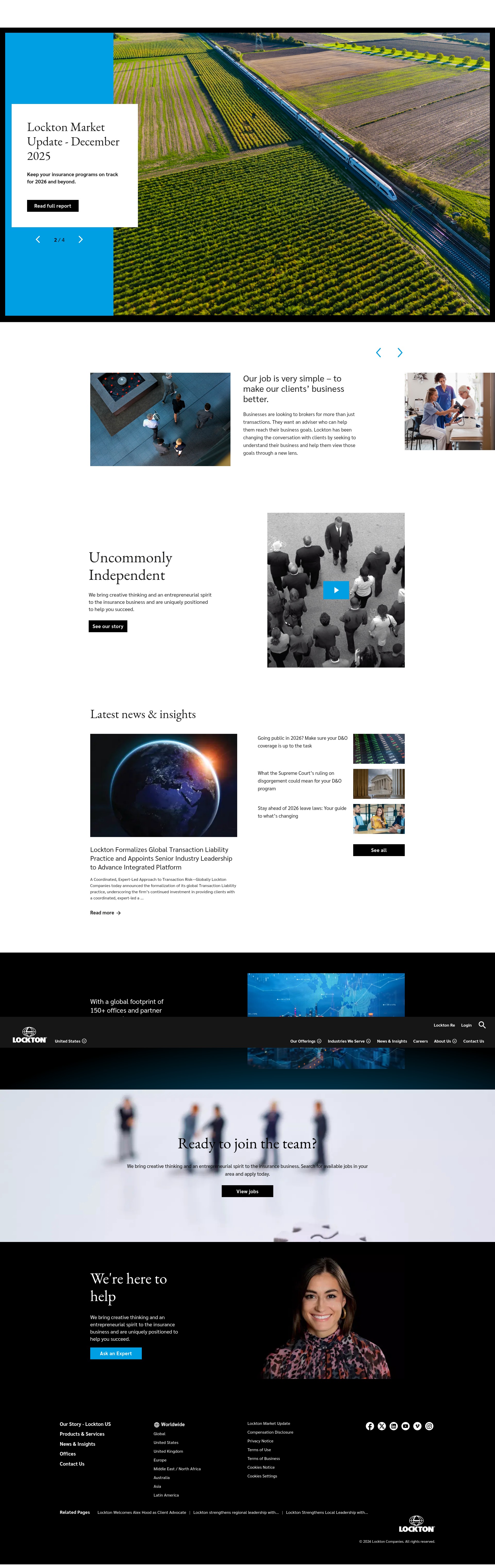 Screenshot of global.lockton.com