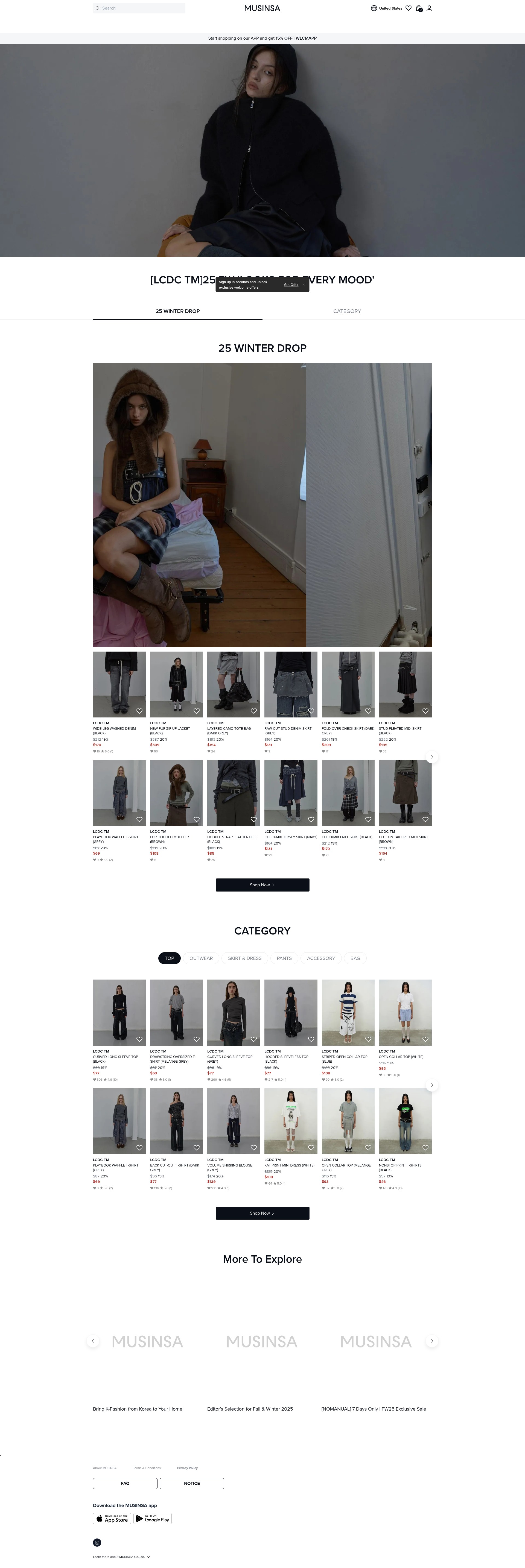 Screenshot of global.musinsa.com