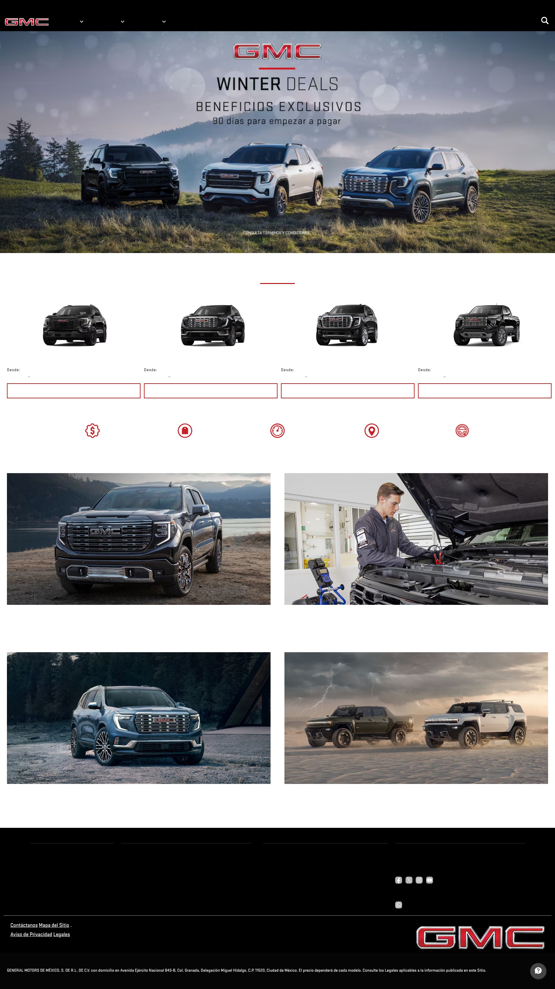 Screenshot of gmc.com.mx