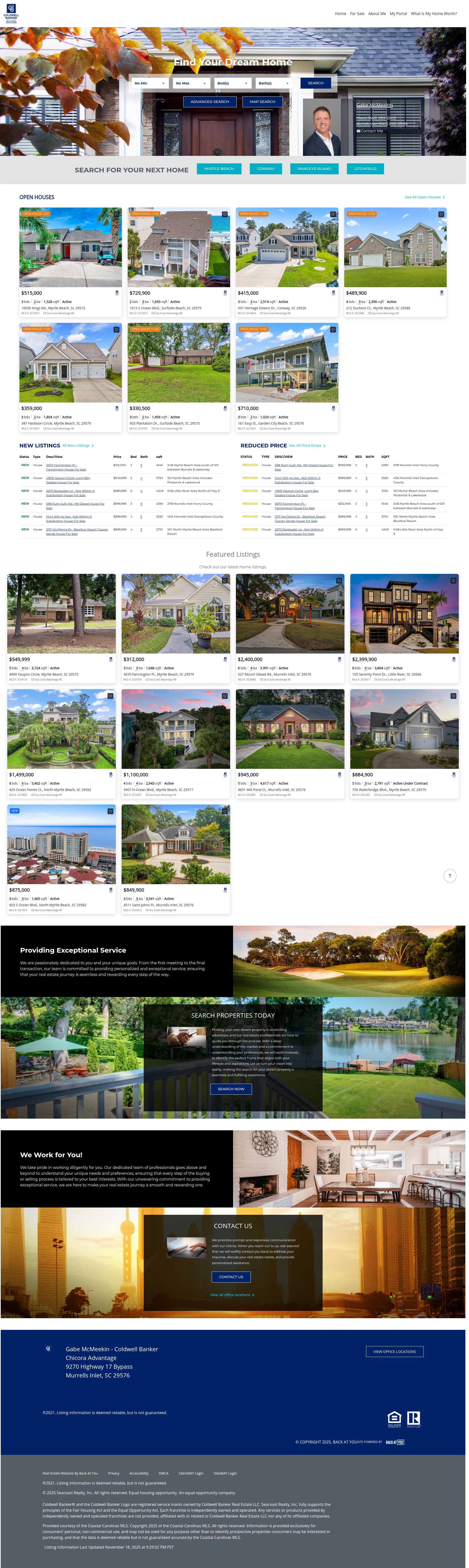 Screenshot of gmcmeekin.seacoastrealty.com