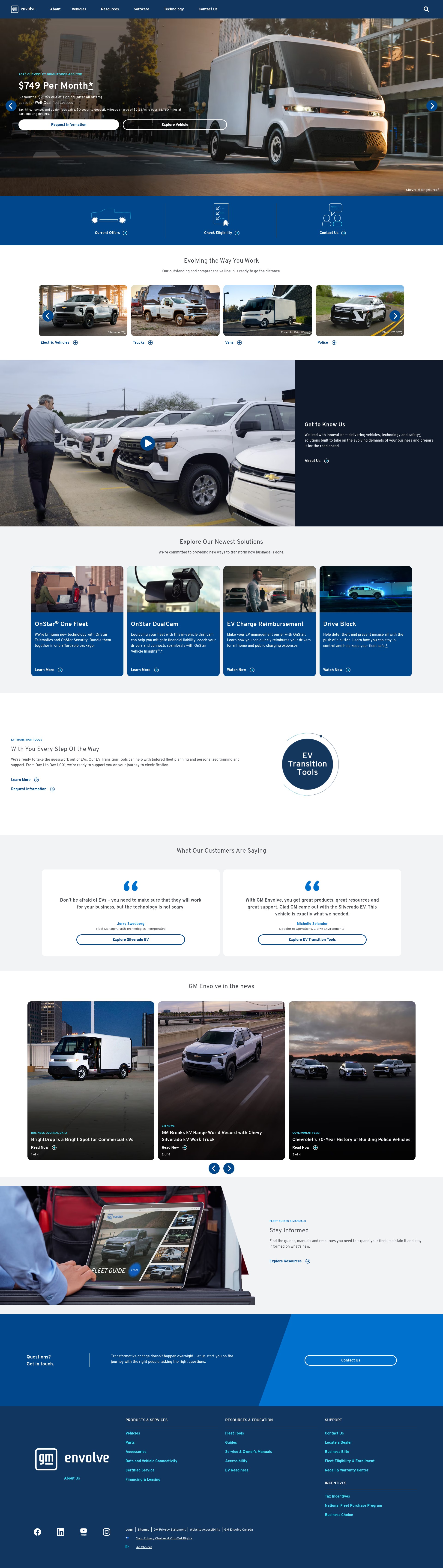 Screenshot of gmenvolve.com