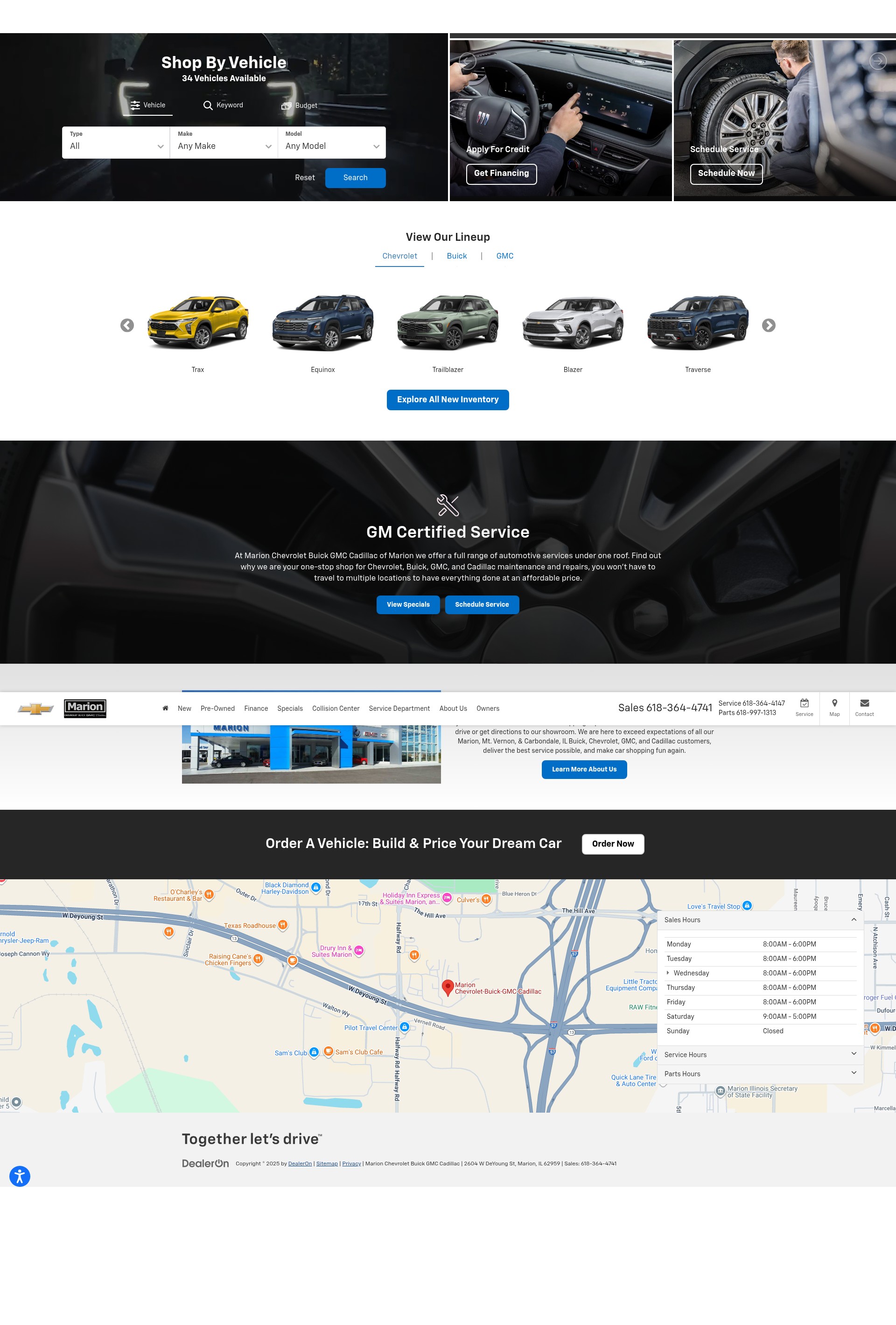 Screenshot of gmofmarion.com