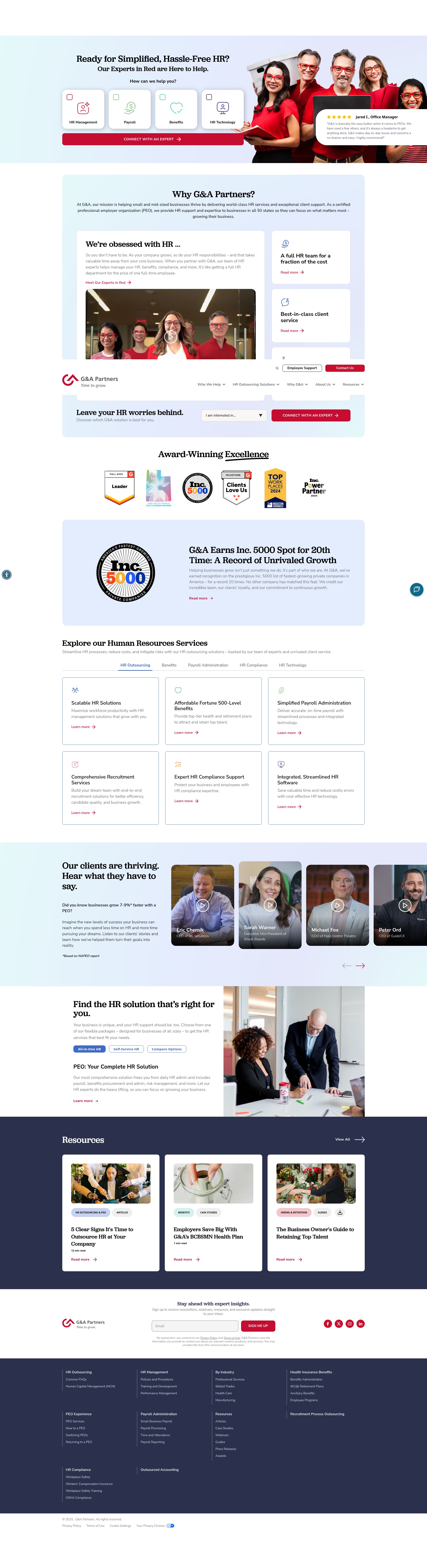 Screenshot of gnapartners.com