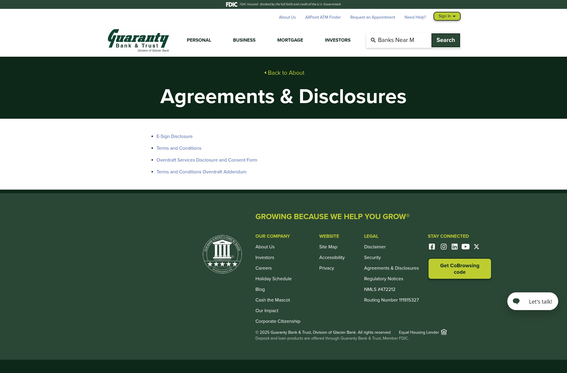 Screenshot of gnty.com