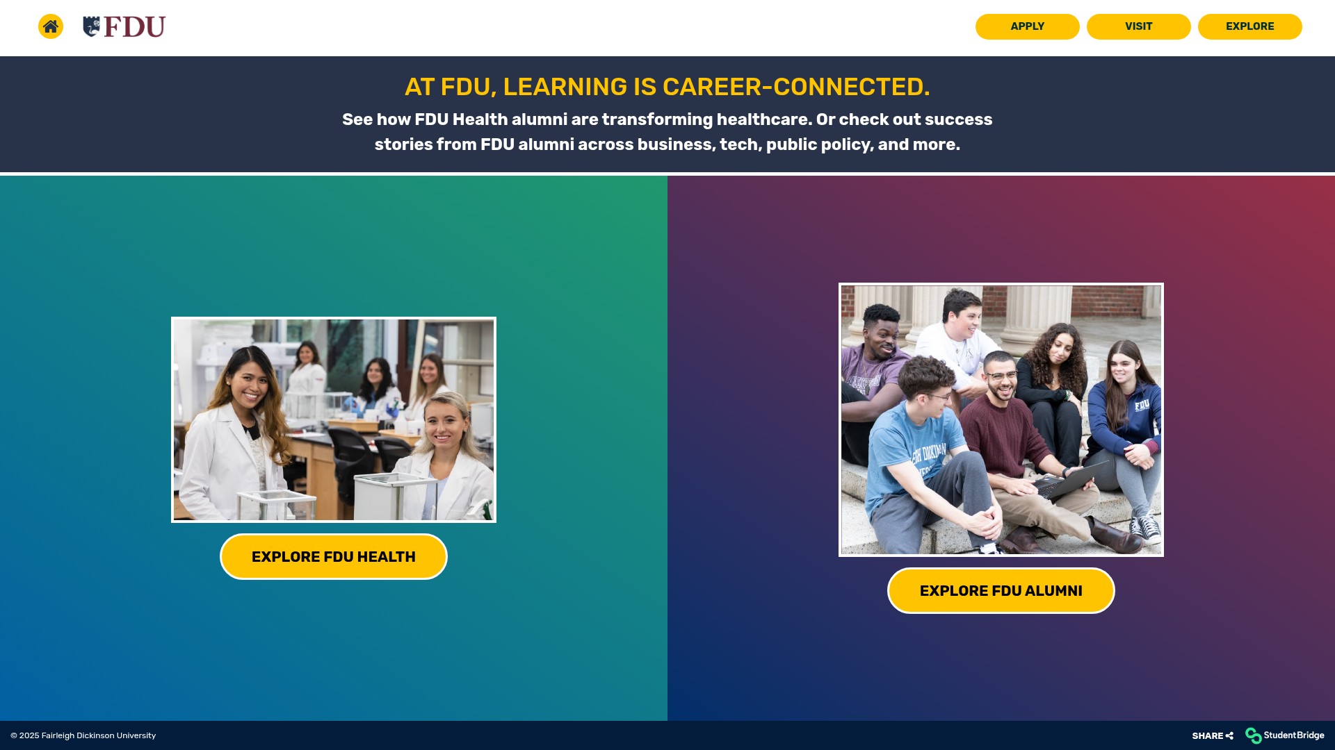 Screenshot of go-fdu.university-tour.com