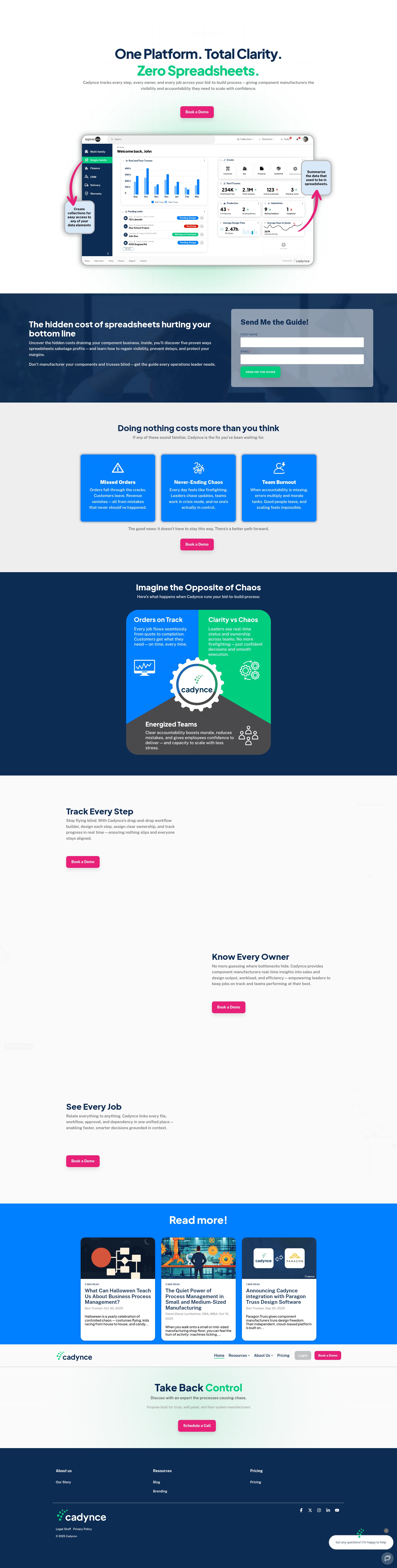 Screenshot of go.cadynce.com