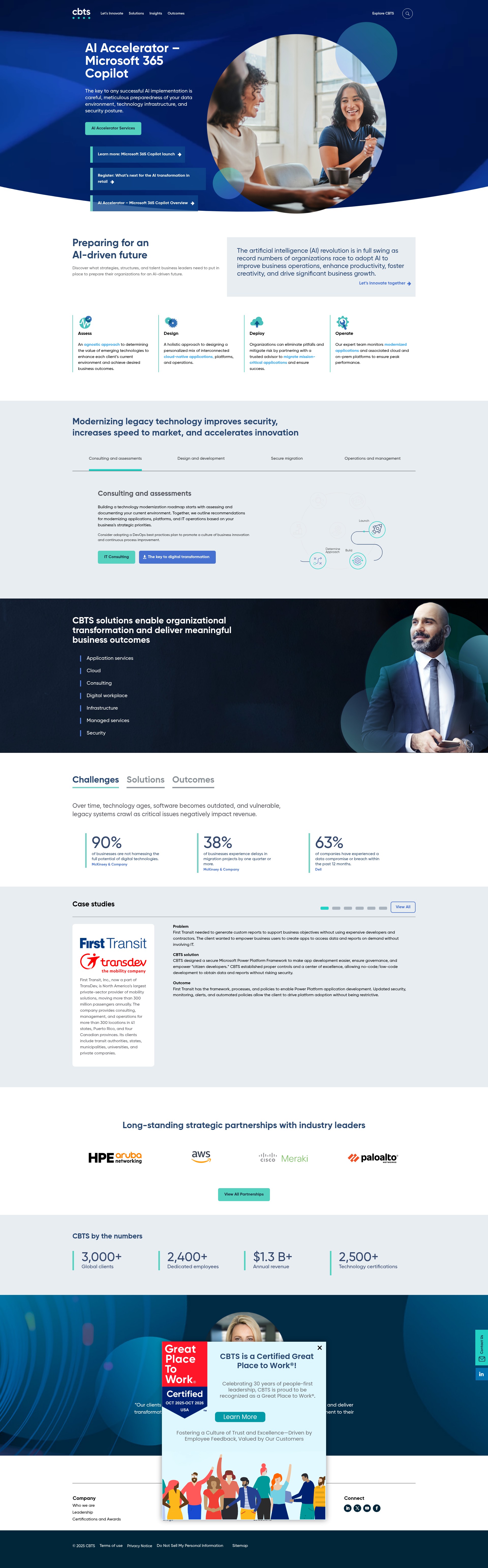 Screenshot of go.cbts.com