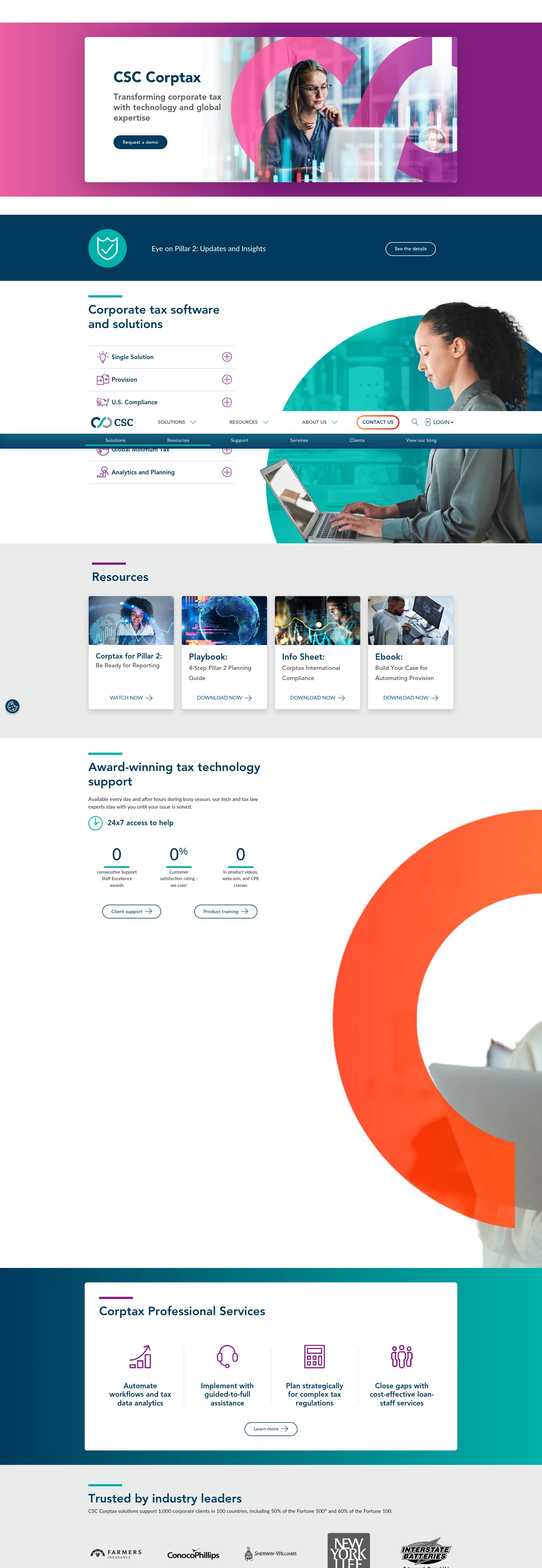 Screenshot of go.corptax.com