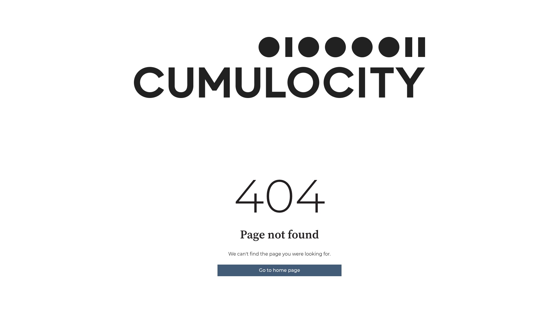 Screenshot of go.cumulocity.com