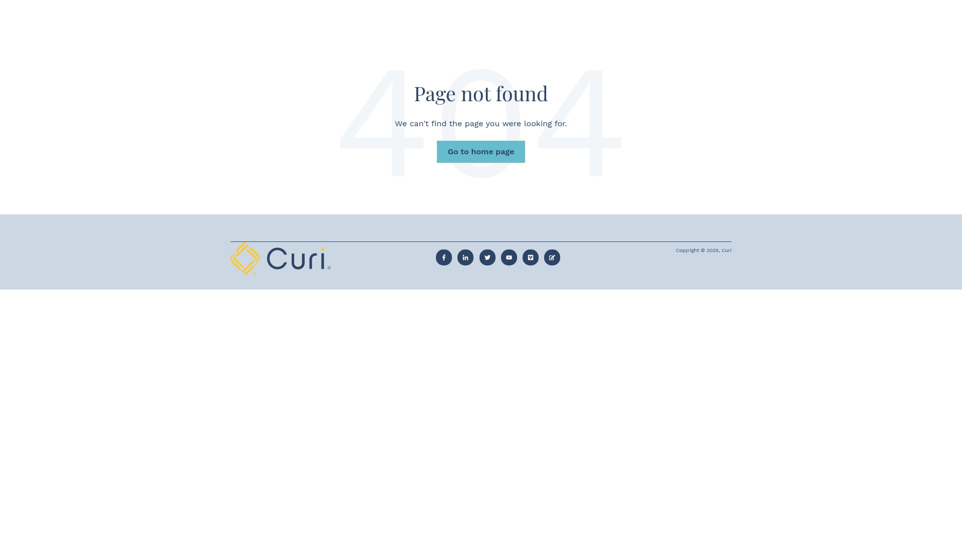 Screenshot of go.curi.com