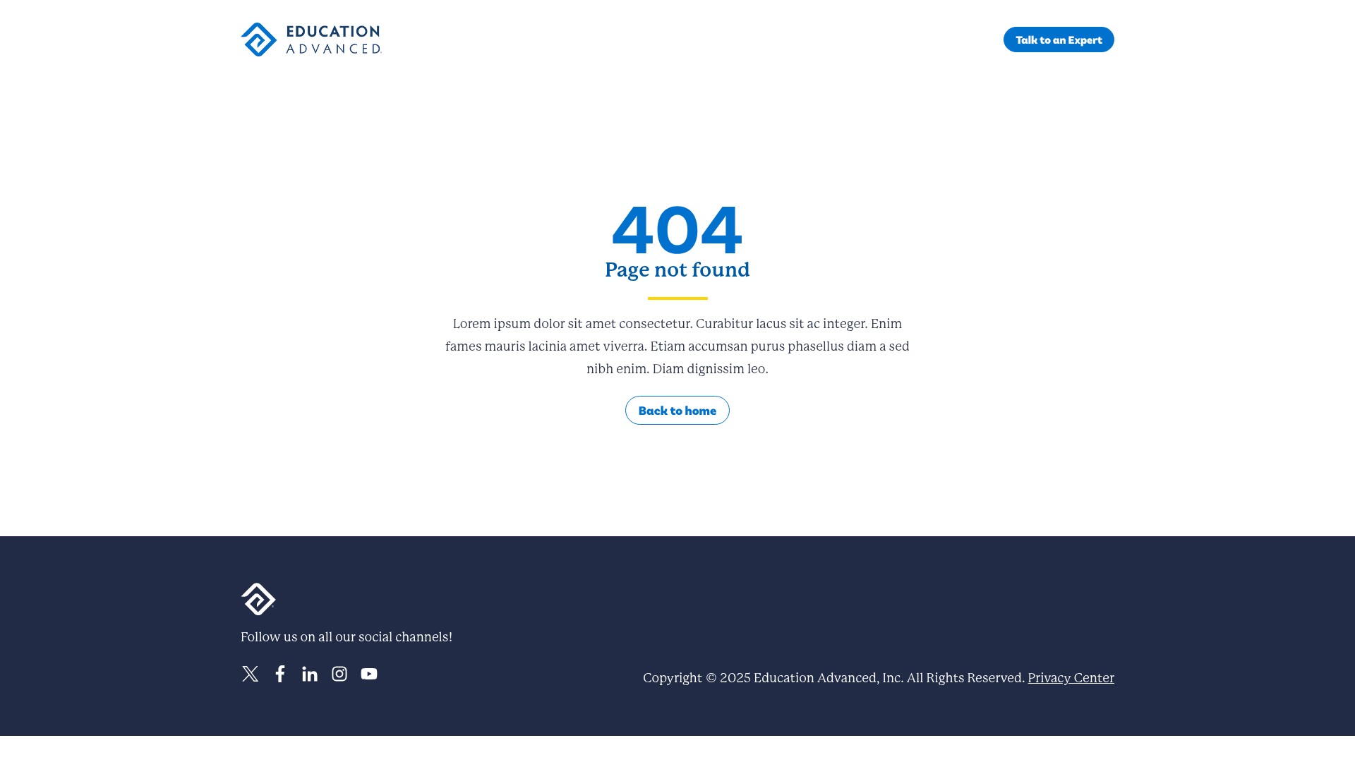 Screenshot of go.educationadvanced.com