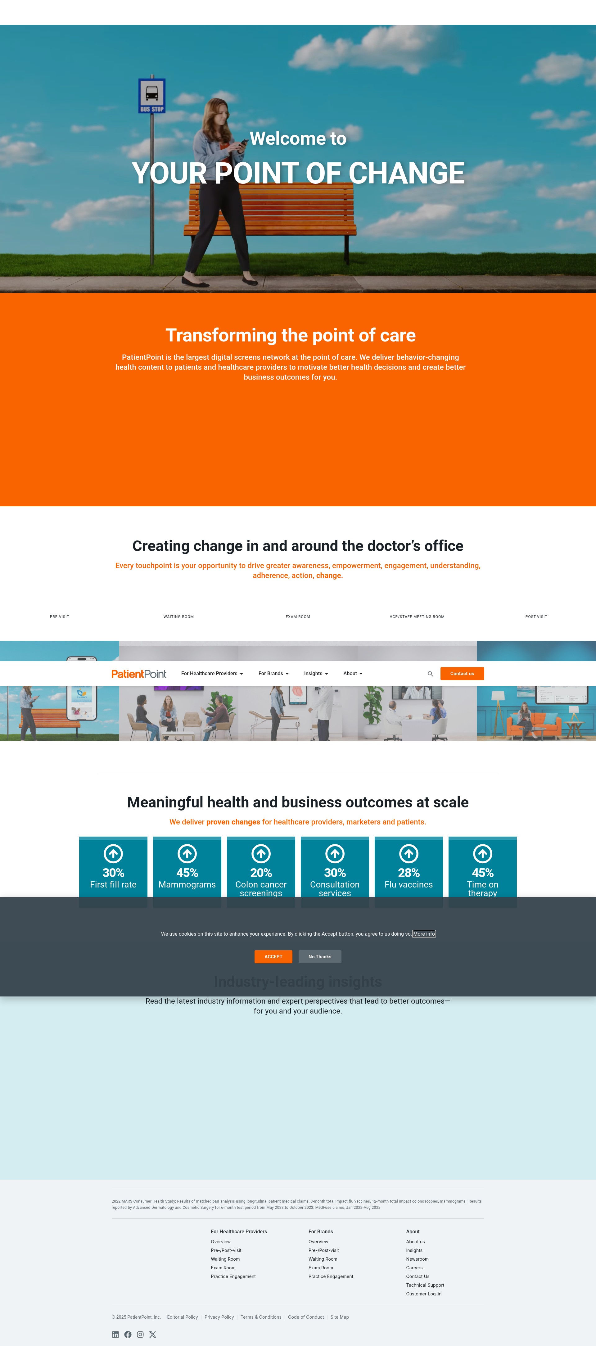 Screenshot of go.patientpoint.com