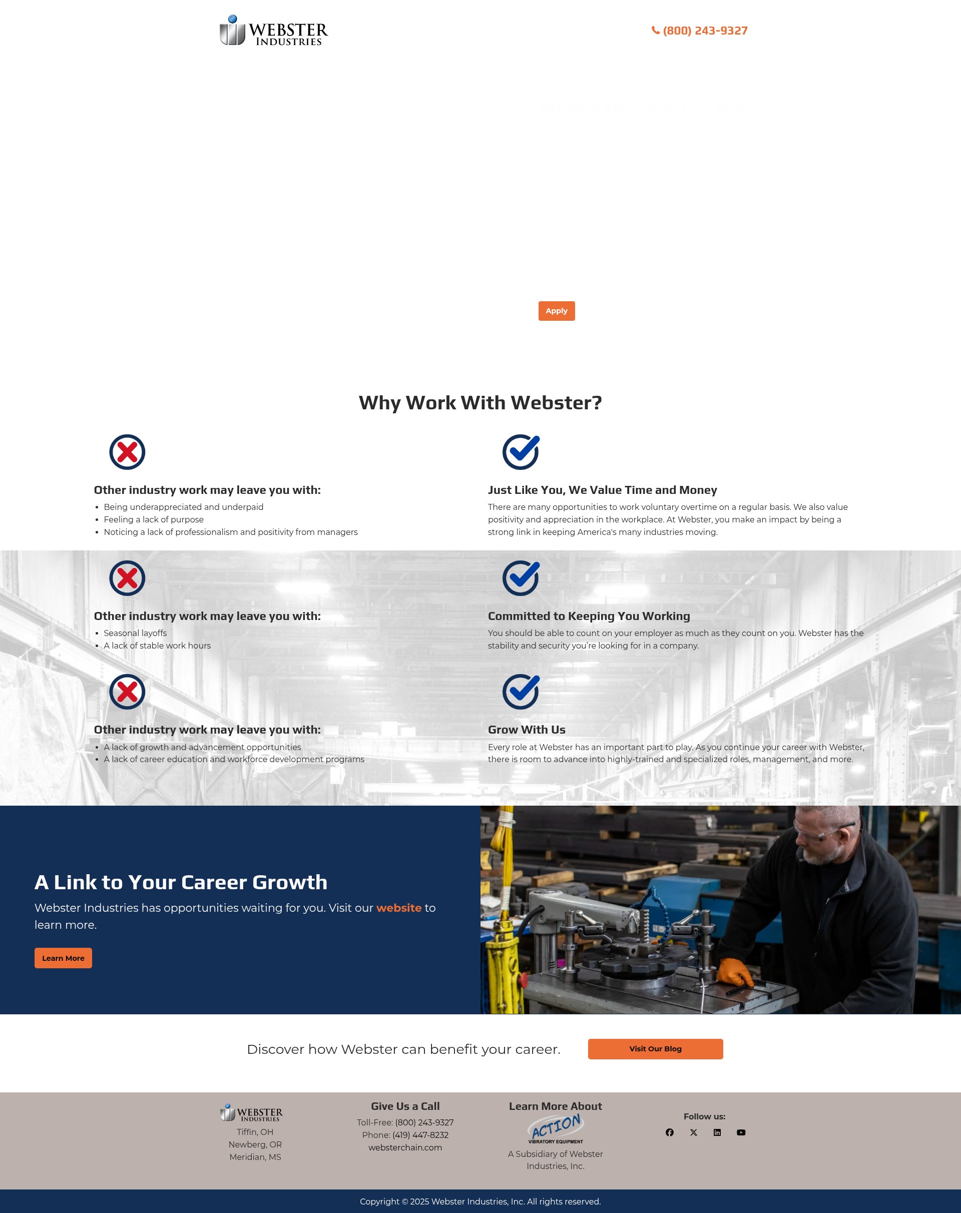 Screenshot of go.websterchain.com