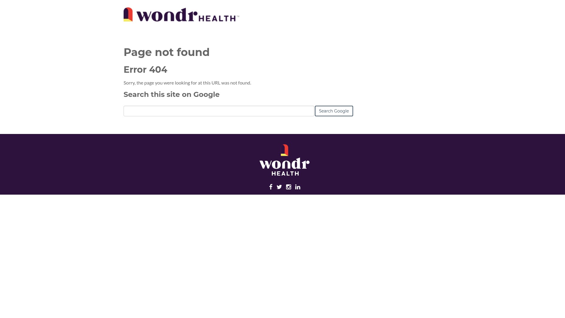 Screenshot of go.wondrhealth.com