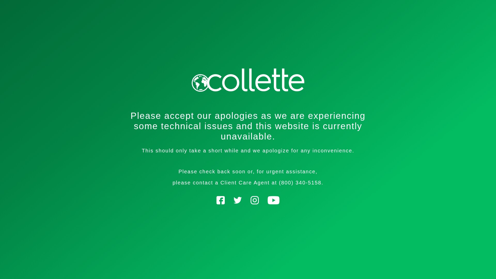 Screenshot of gocollette.com