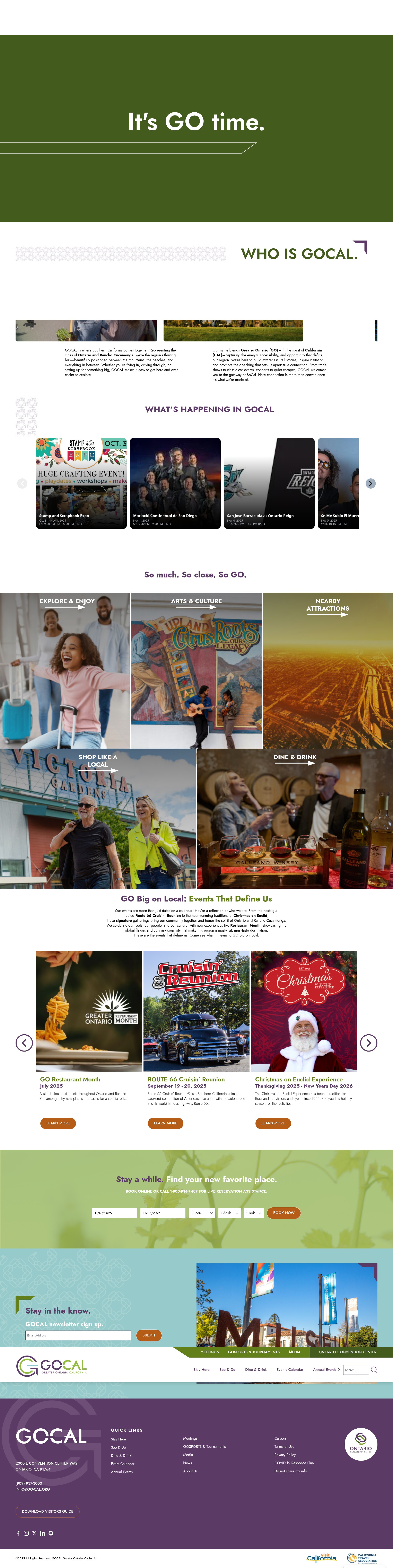 Screenshot of gocvb.org