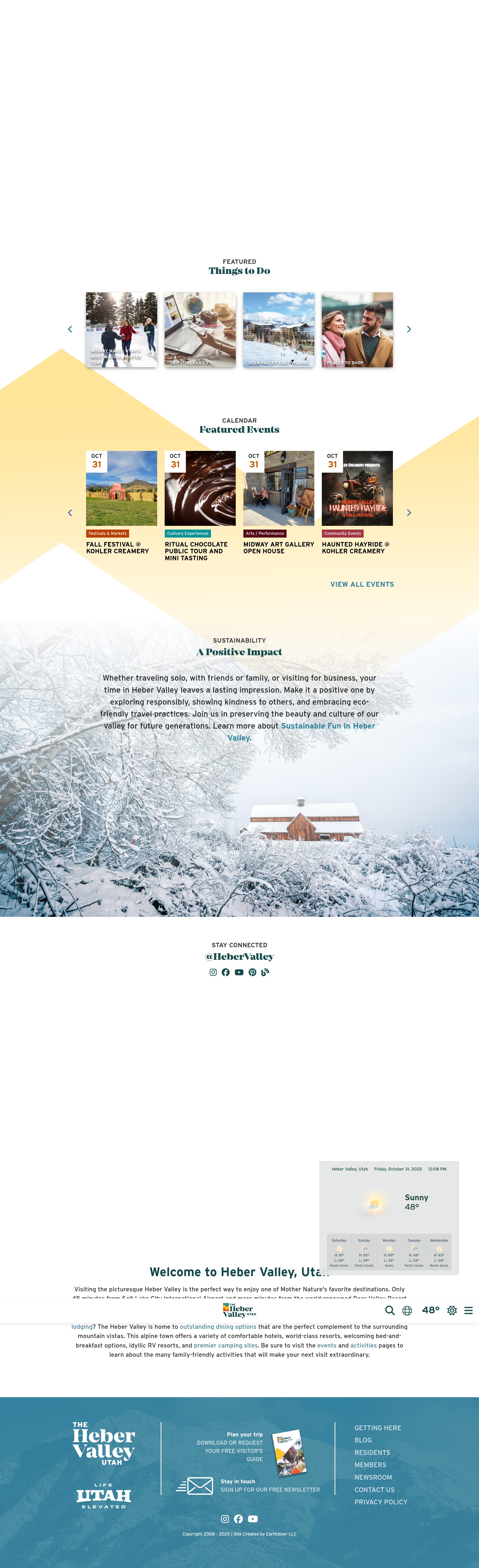 Screenshot of gohebervalley.com