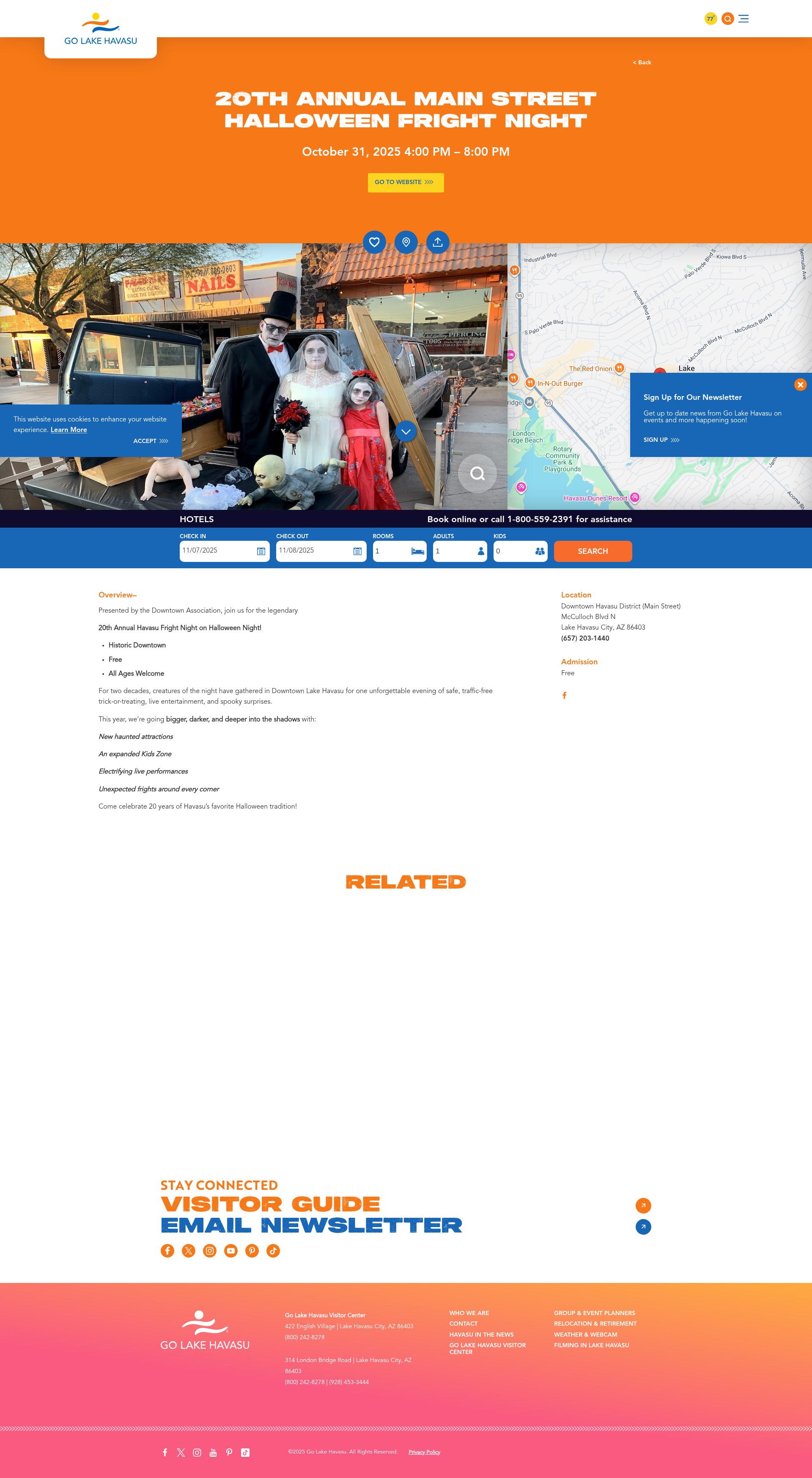 Screenshot of golakehavasu.com