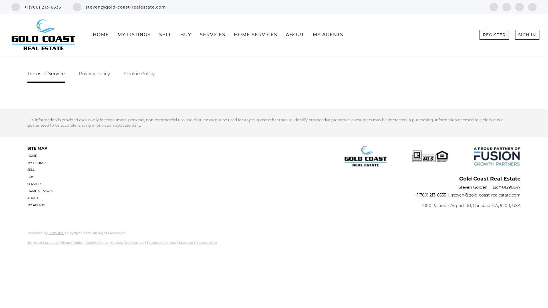 Screenshot of gold-coast-realestate.com