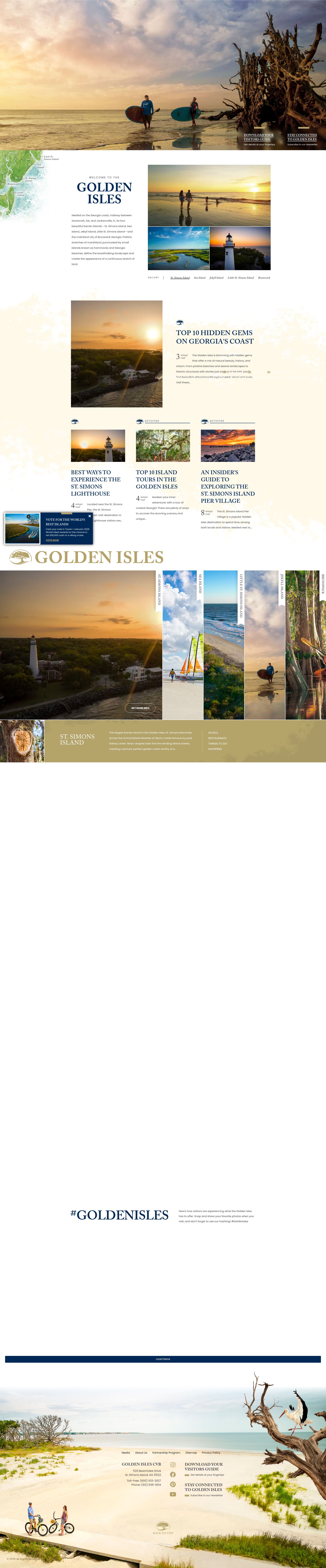 Screenshot of goldenisles.com