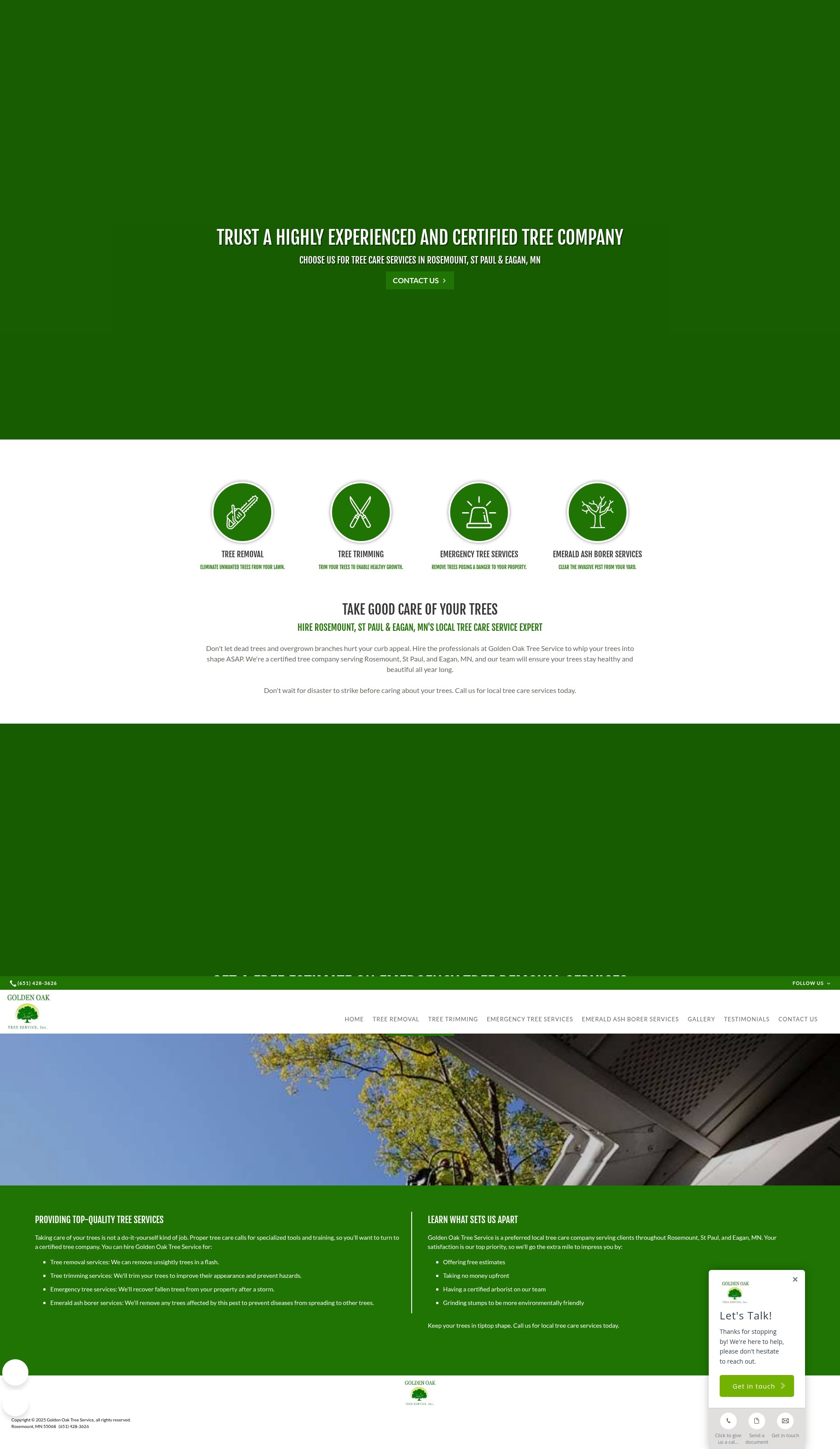 Screenshot of goldenoaktree.com