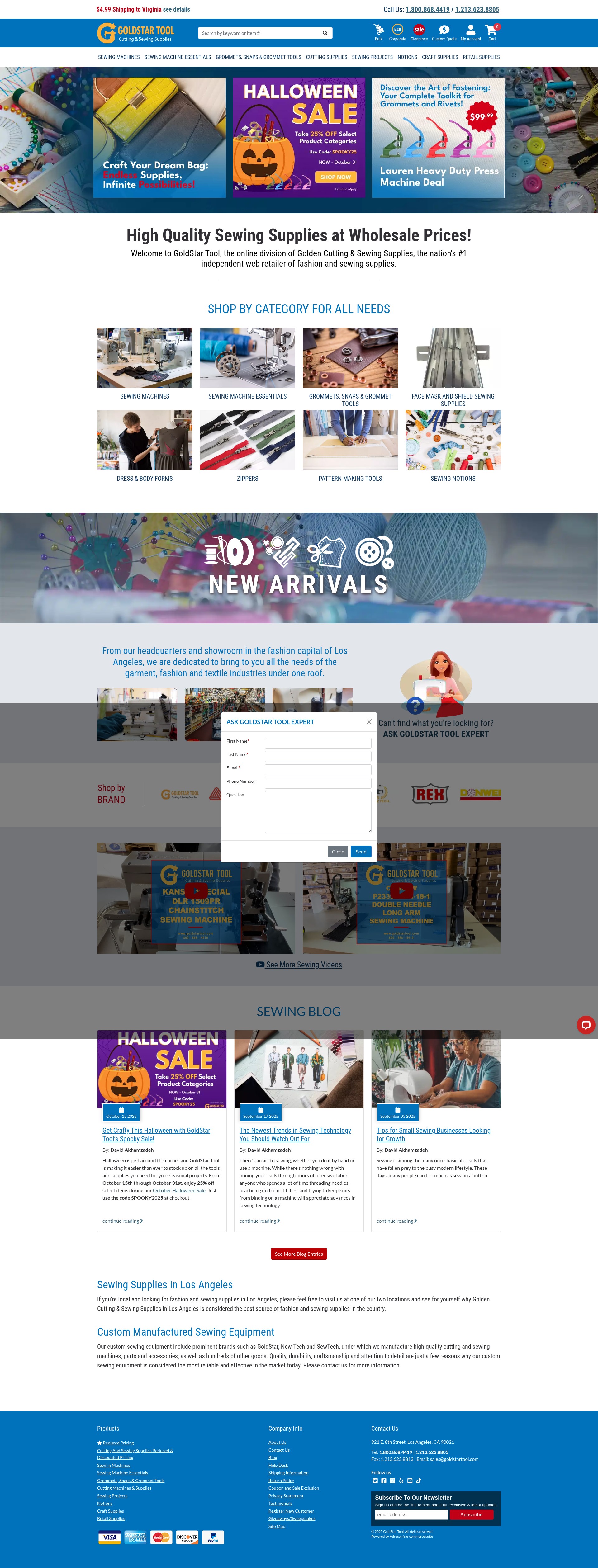 Screenshot of goldstartool.com