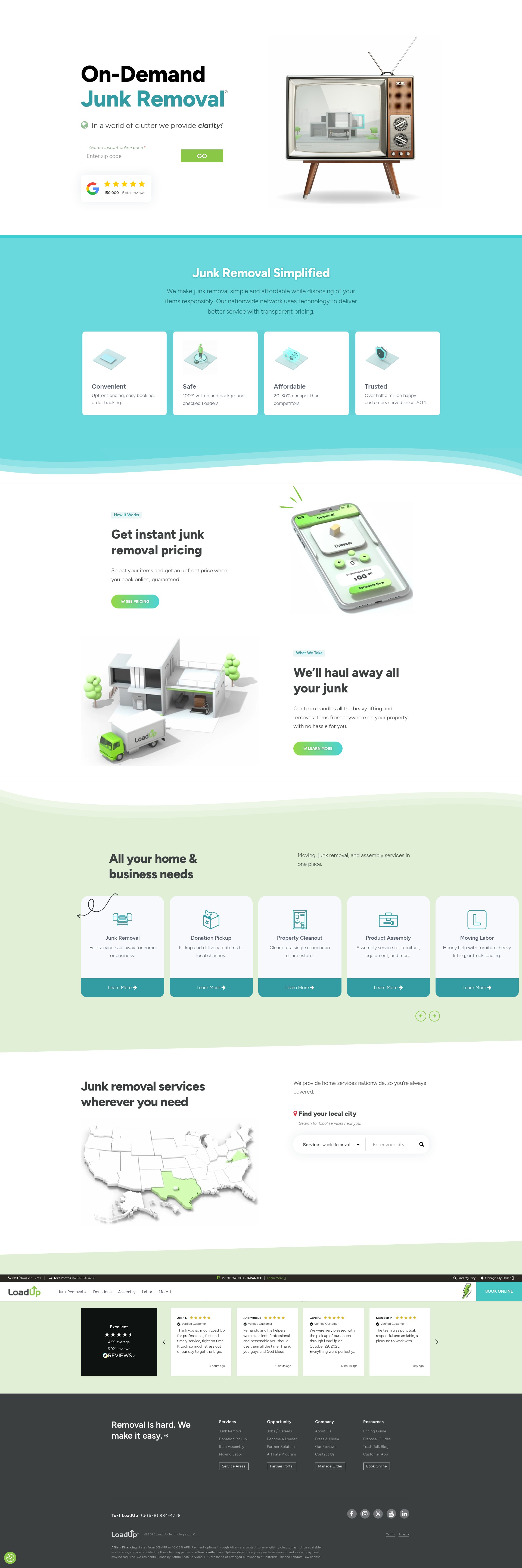 Screenshot of goloadup.com