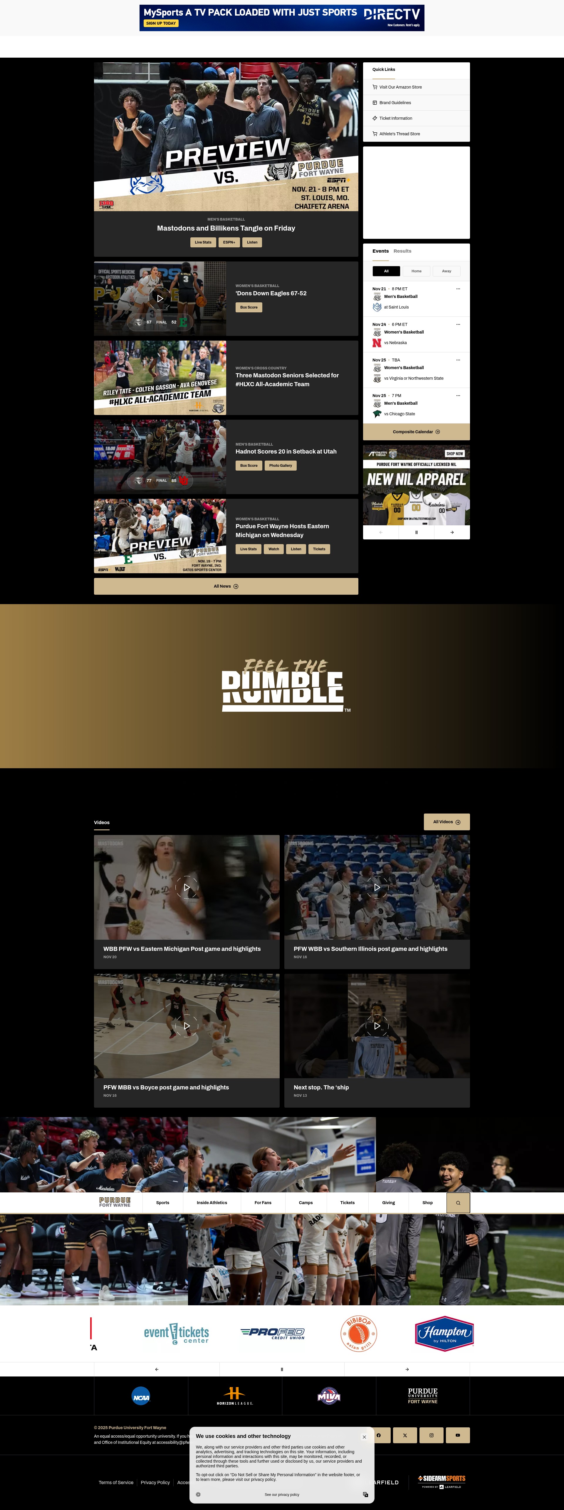 Screenshot of gomastodons.com