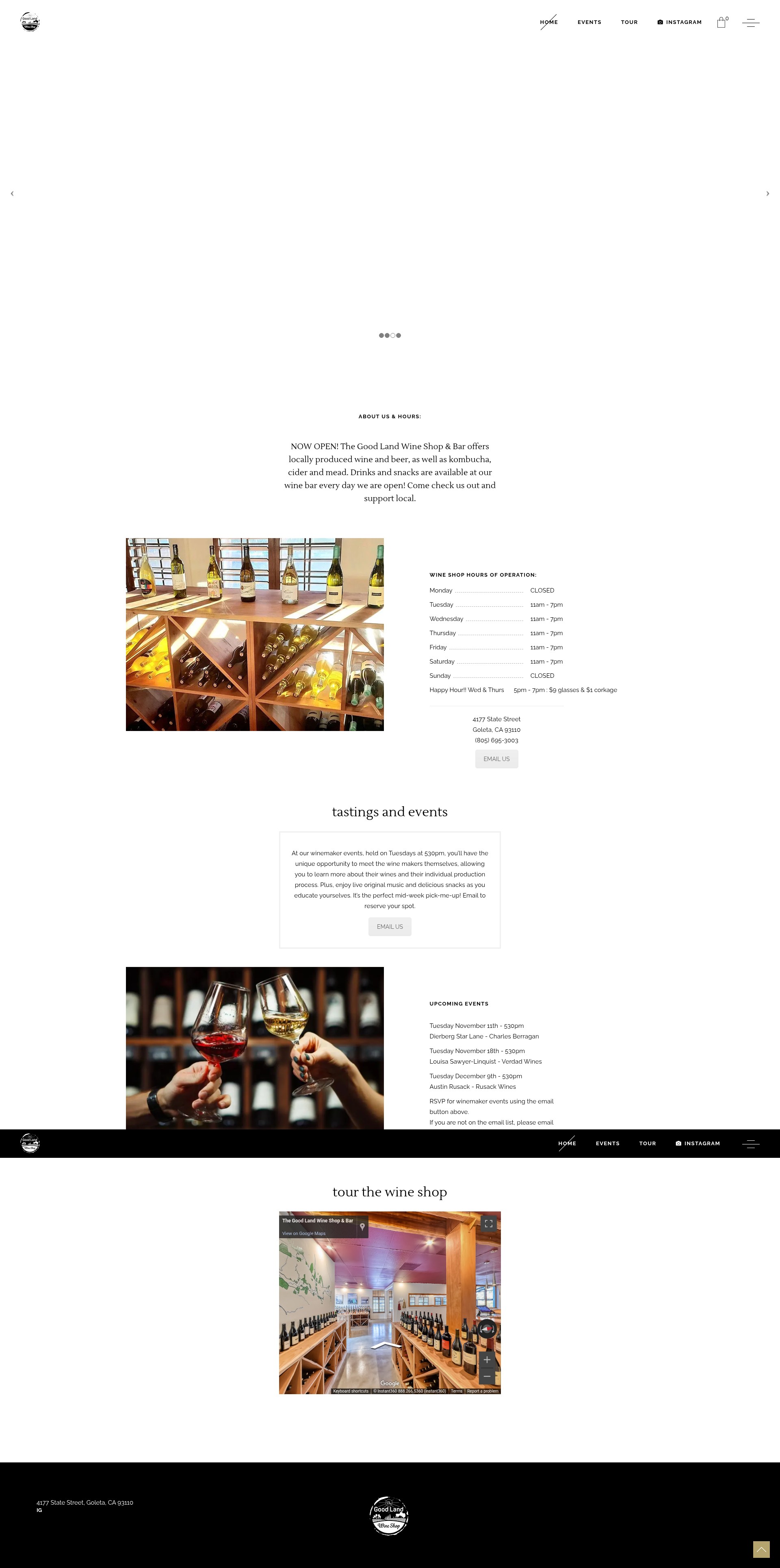 Screenshot of goodlandwineshop.com