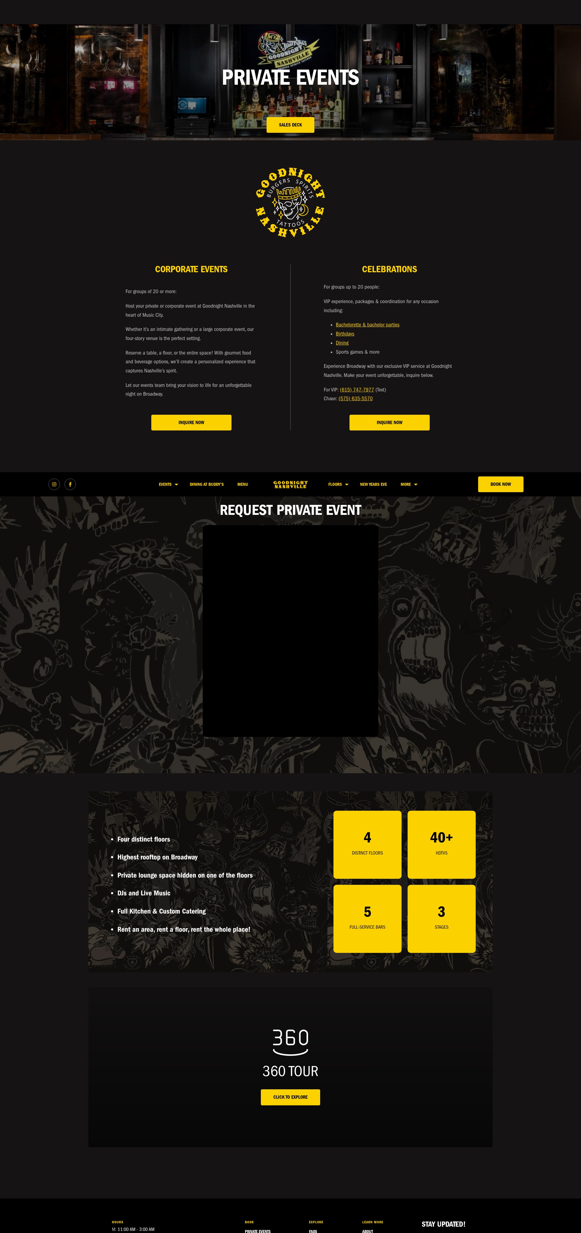 Screenshot of goodnightnashville.com