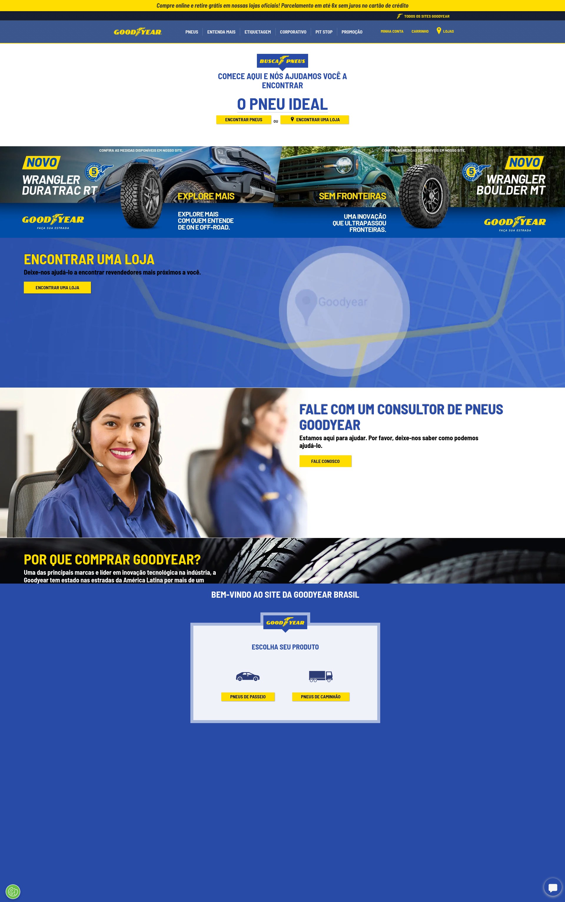 Screenshot of goodyear.com.br
