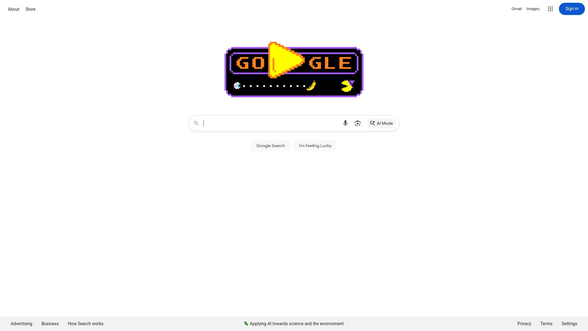 Screenshot of google.ca