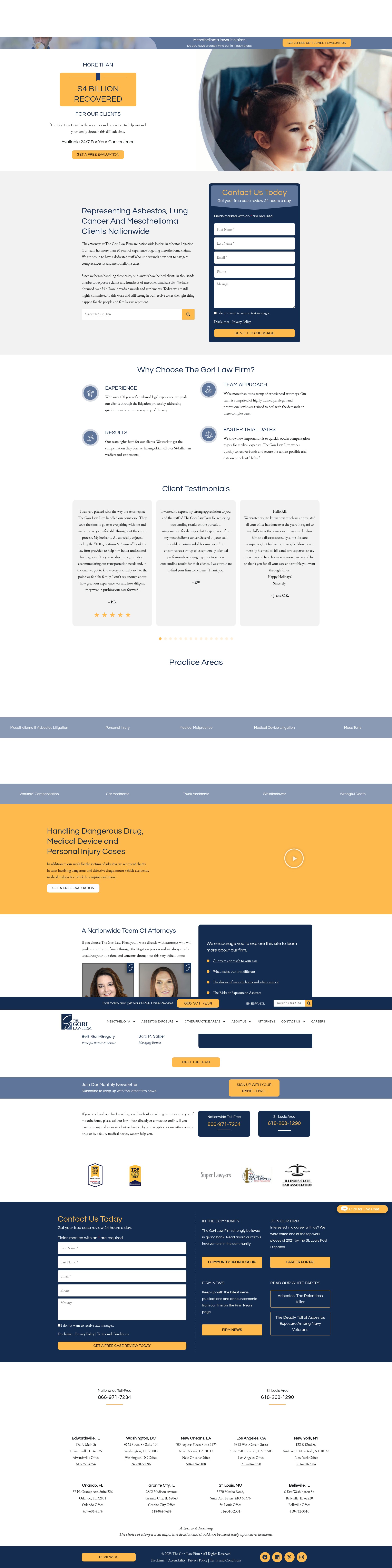 Screenshot of gorilaw.com