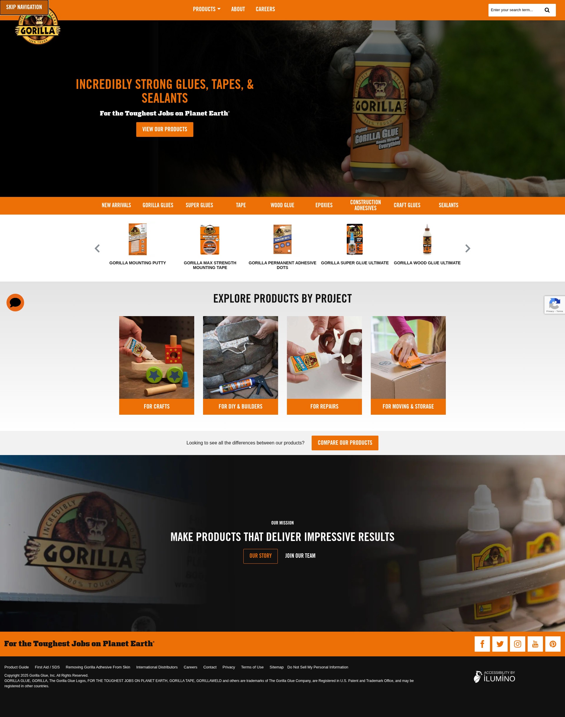 Screenshot of gorillatough.com