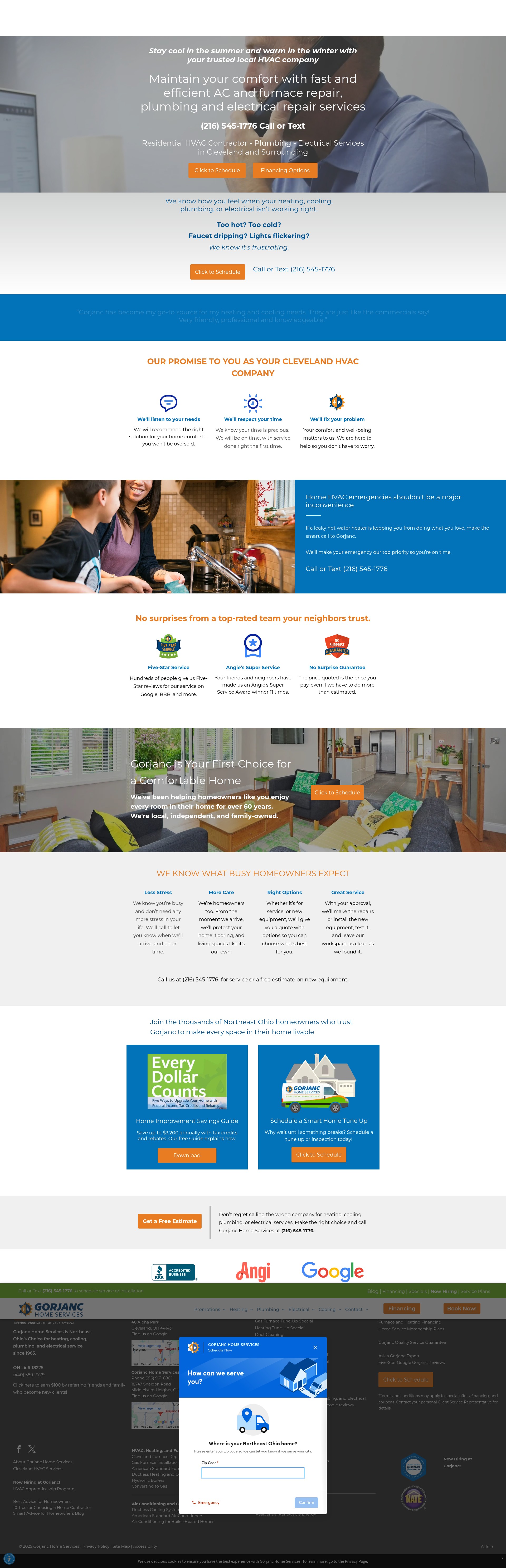 Screenshot of gorjanc.com