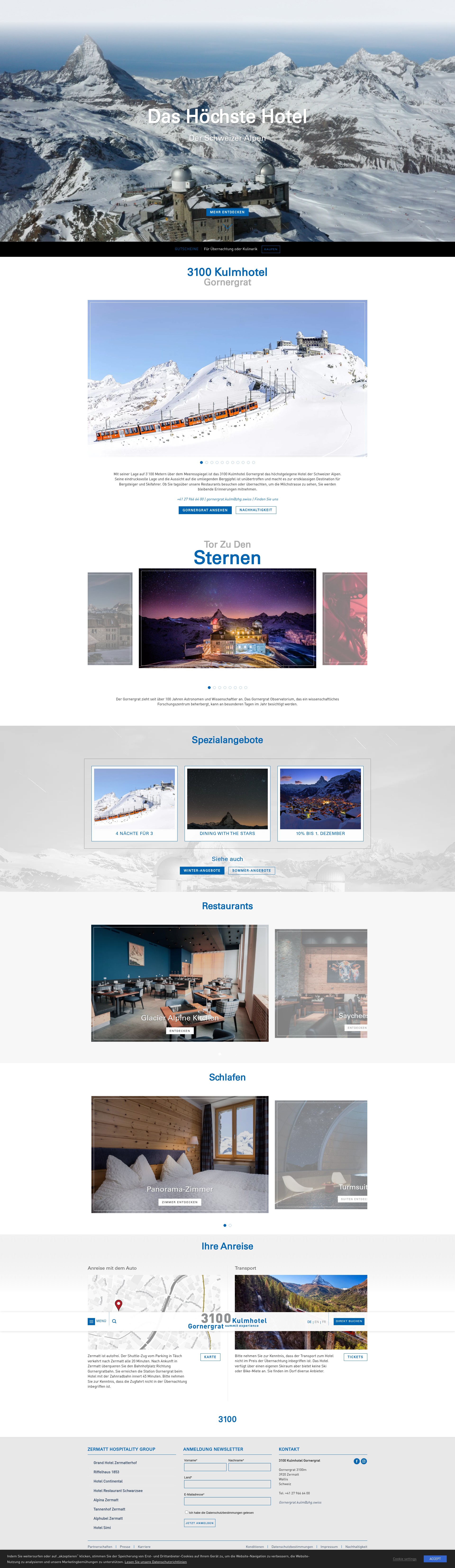 Screenshot of gornergrat-kulm.ch