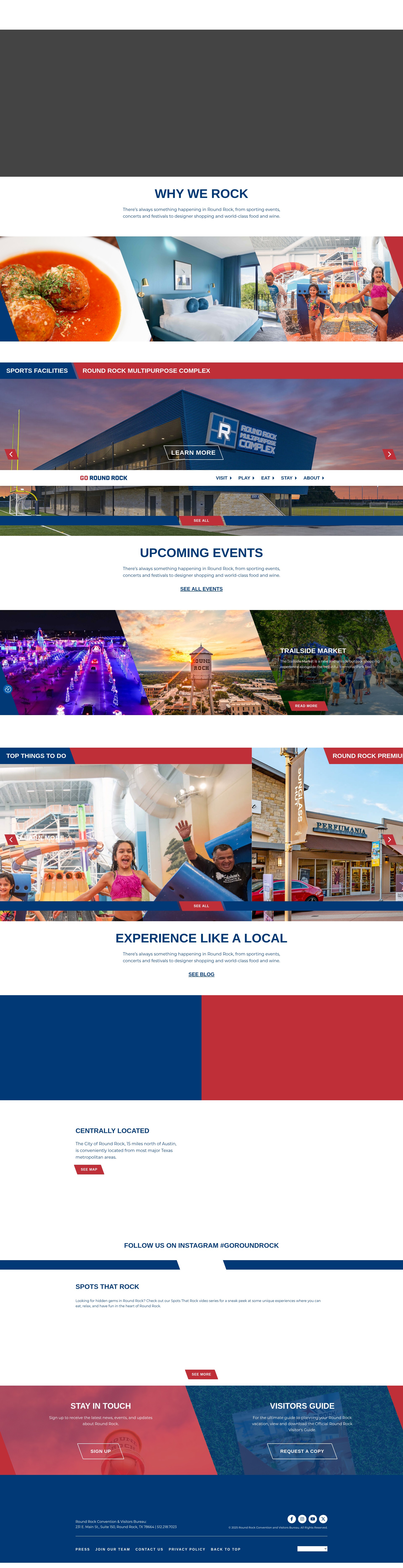 Screenshot of goroundrock.com