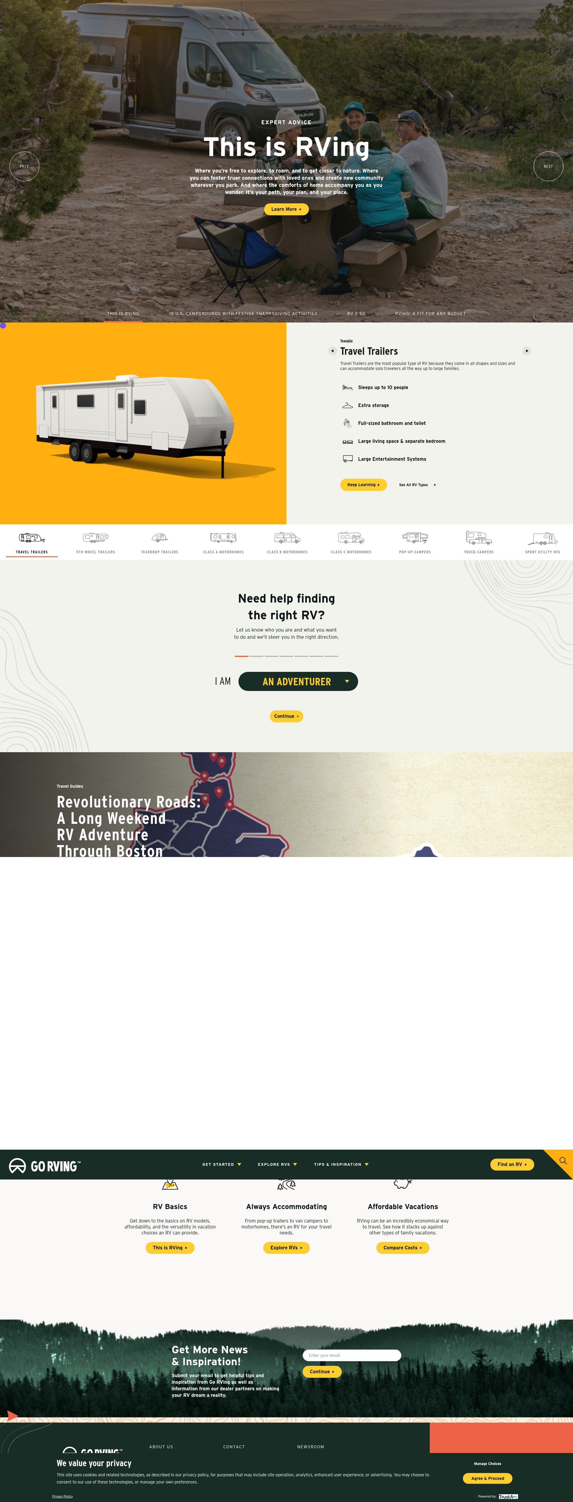 Screenshot of gorving.com
